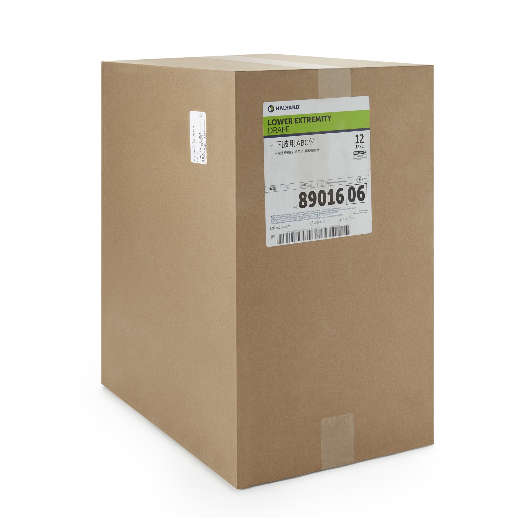 O&M Halyard Inc 89016 - Halyard Sterile Lower Extremity Orthopedic Drape, 108 x 80 x 124 Inch - 1/Each, 12/Case
