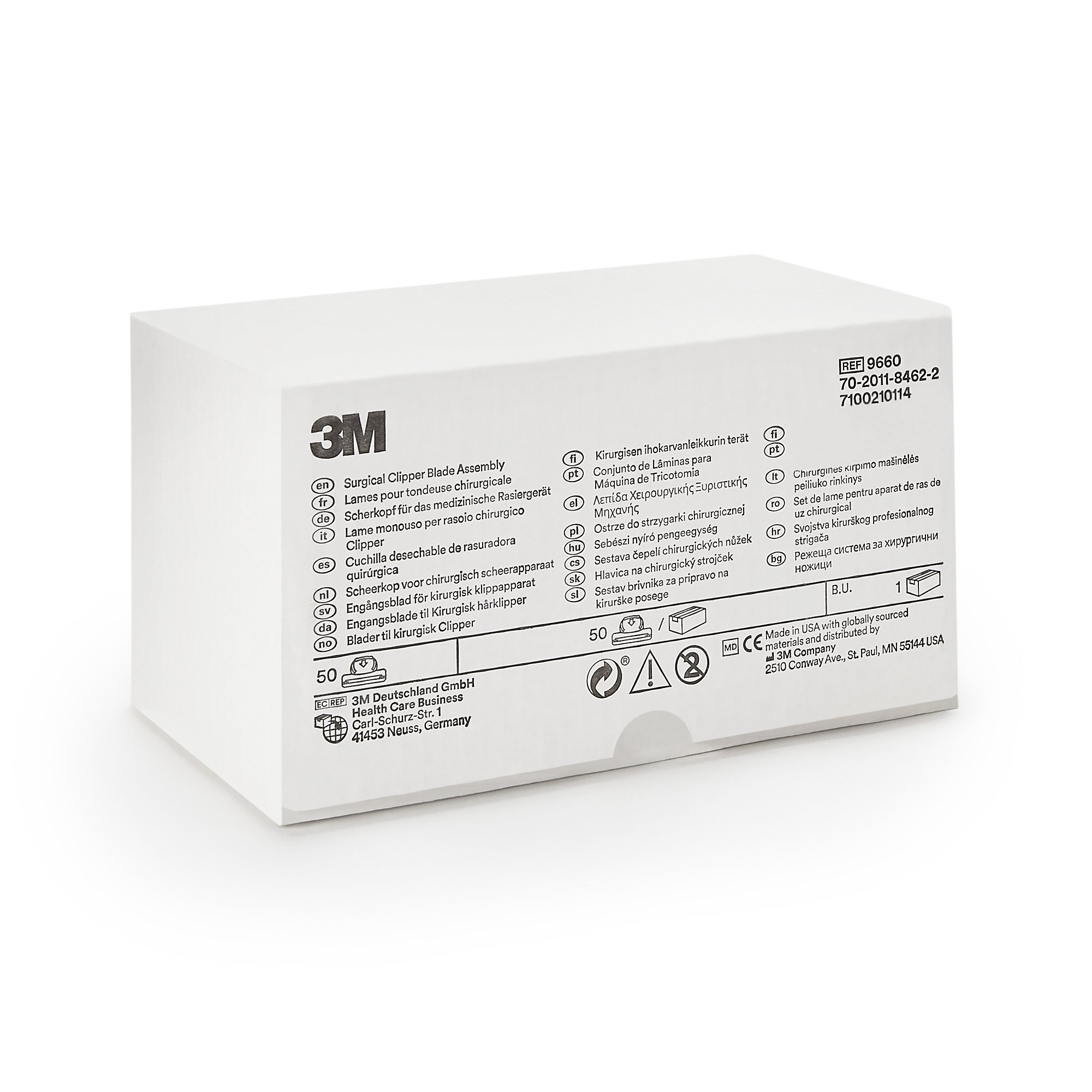 Solventum Corporation 9660 - 3M™ Surgical Clipper Blade - 1/Each, 50/Case