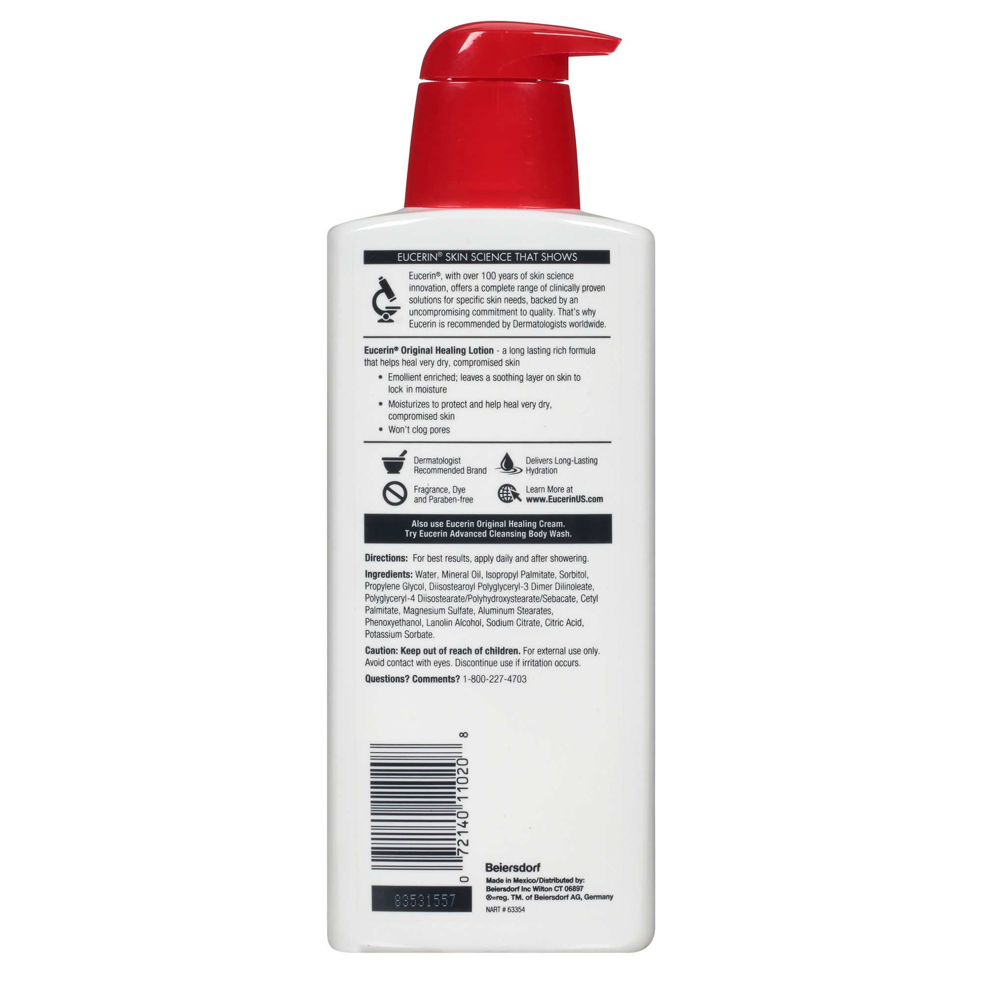 Beiersdorf - 72140011020 Eucerin® Hand and Body Moisturizer