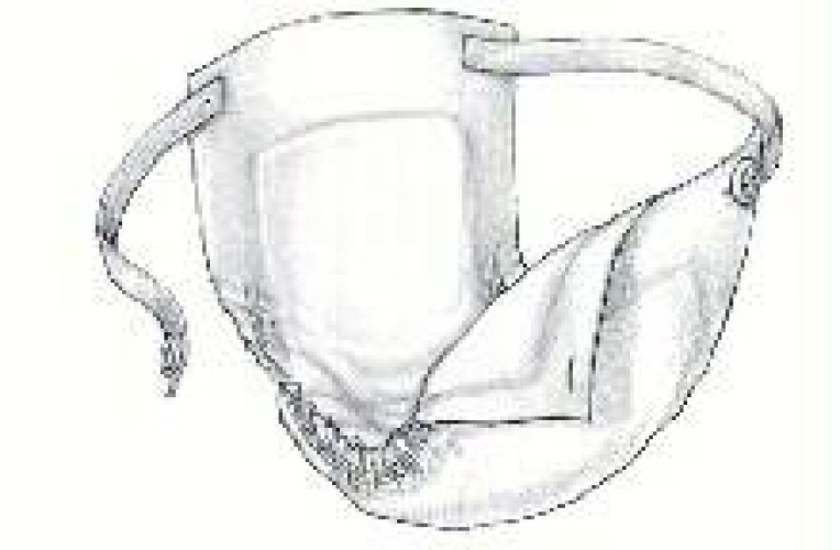 Cardinal - 171B10- Incontinence Belted Undergarment Sure Care™ Adult One Size Fits Most Unisex Disposable Heavy Absorbency