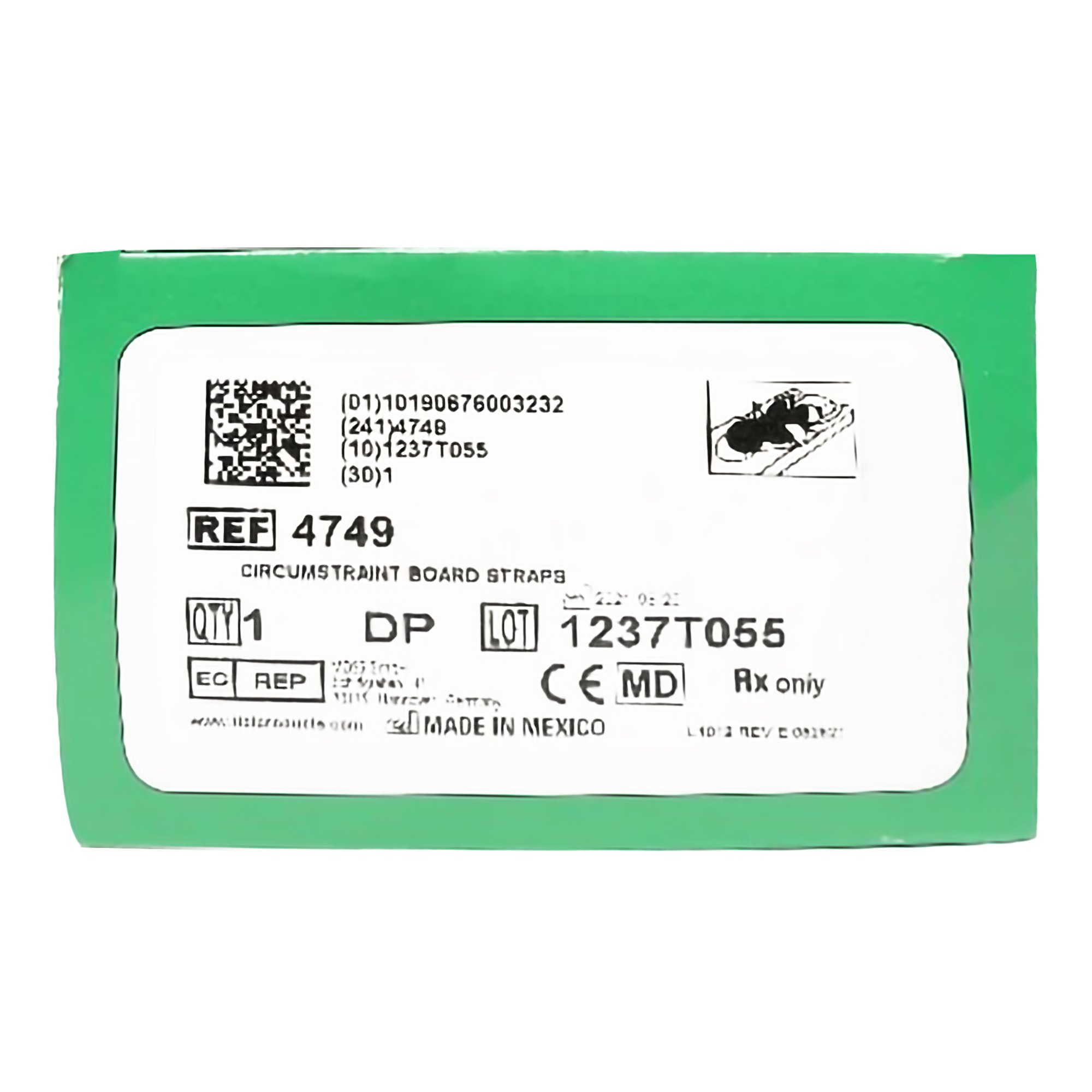 Tidi Products 4749 - Circumstraint™ Board Strap - 12/Dozen