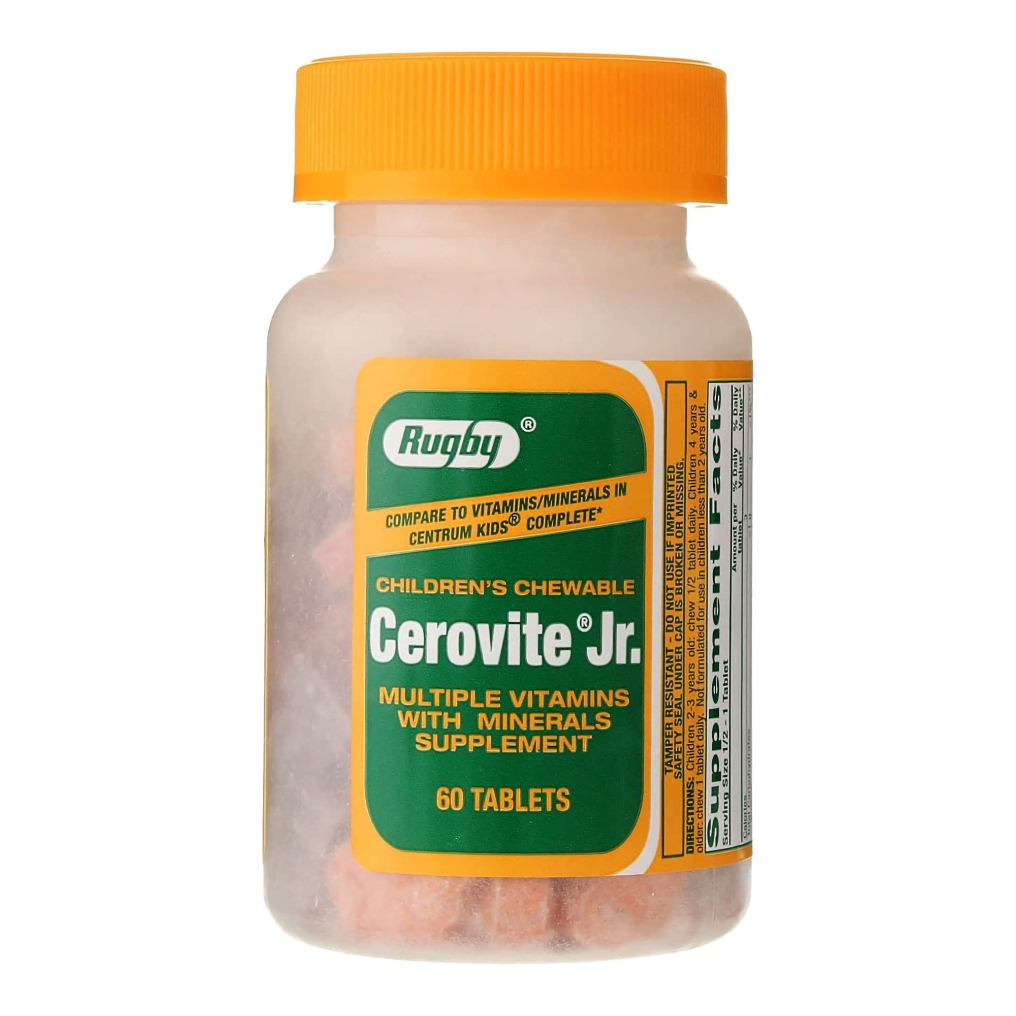Major Pharmaceuticals - 00536344308 Cerovite Jr. Multivitamin Supplement