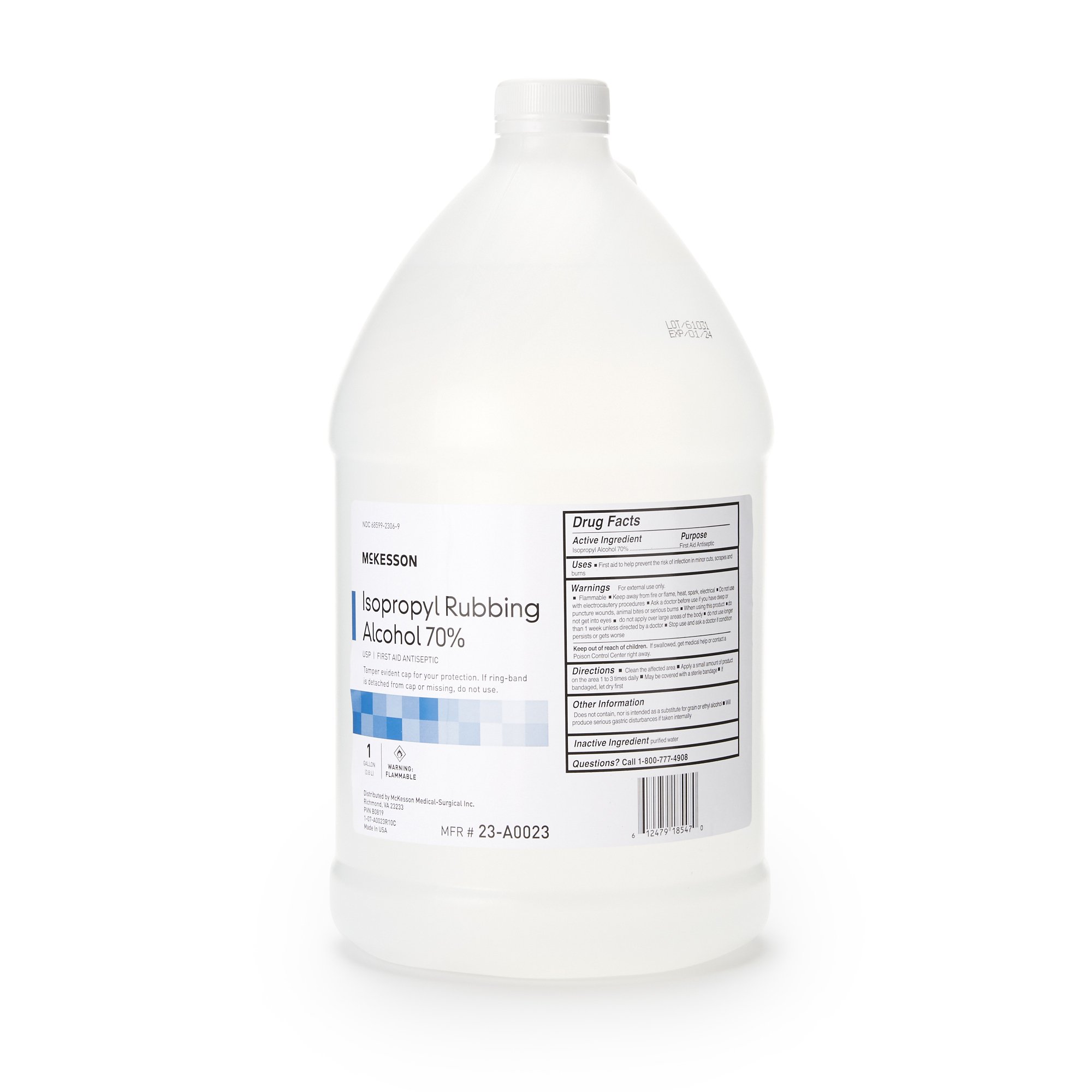 McKesson Brand - 23-A0023 McKesson Isopropyl Alcohol Antiseptic