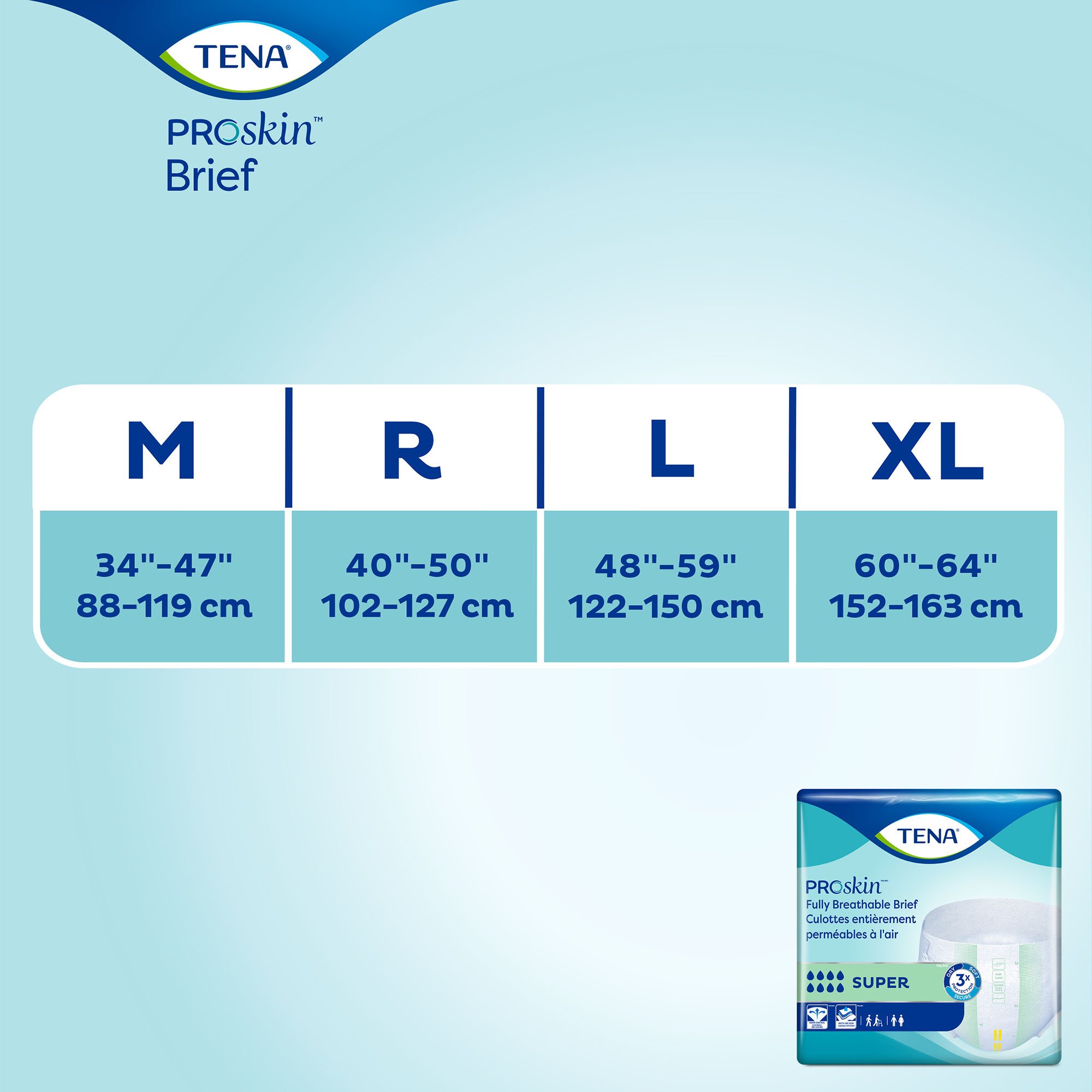Essity HMS North America Inc 67501 - Tena Super Incontinence Briefs, Absorbent, Odor Control - 28/Bag
