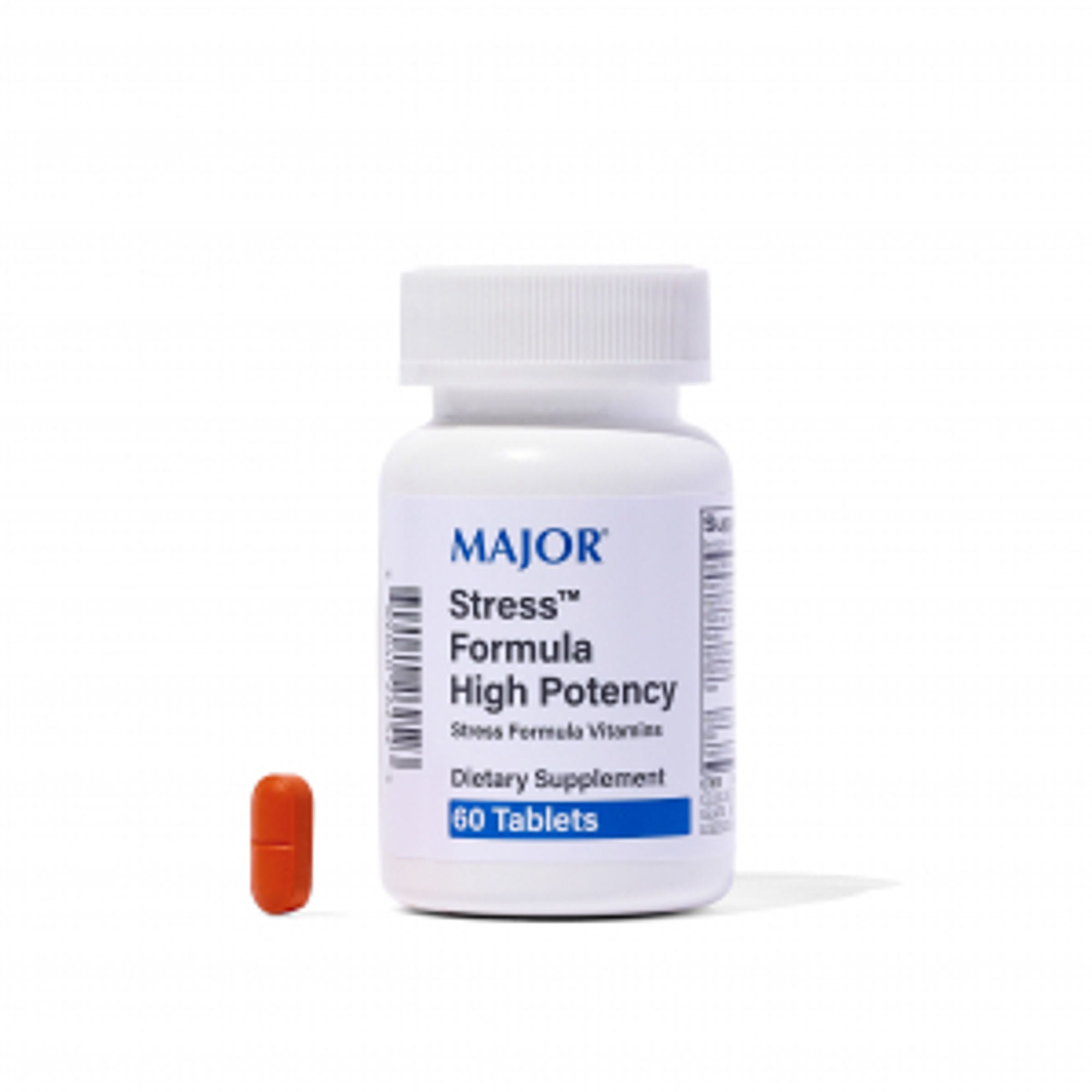 Major Pharmaceuticals - 00904026252 Multivitamin Supplement Major® Ascorbic Acid / Vitamin B3amide 500 mg - 100 mg Strength Tablet 60 per Bottle