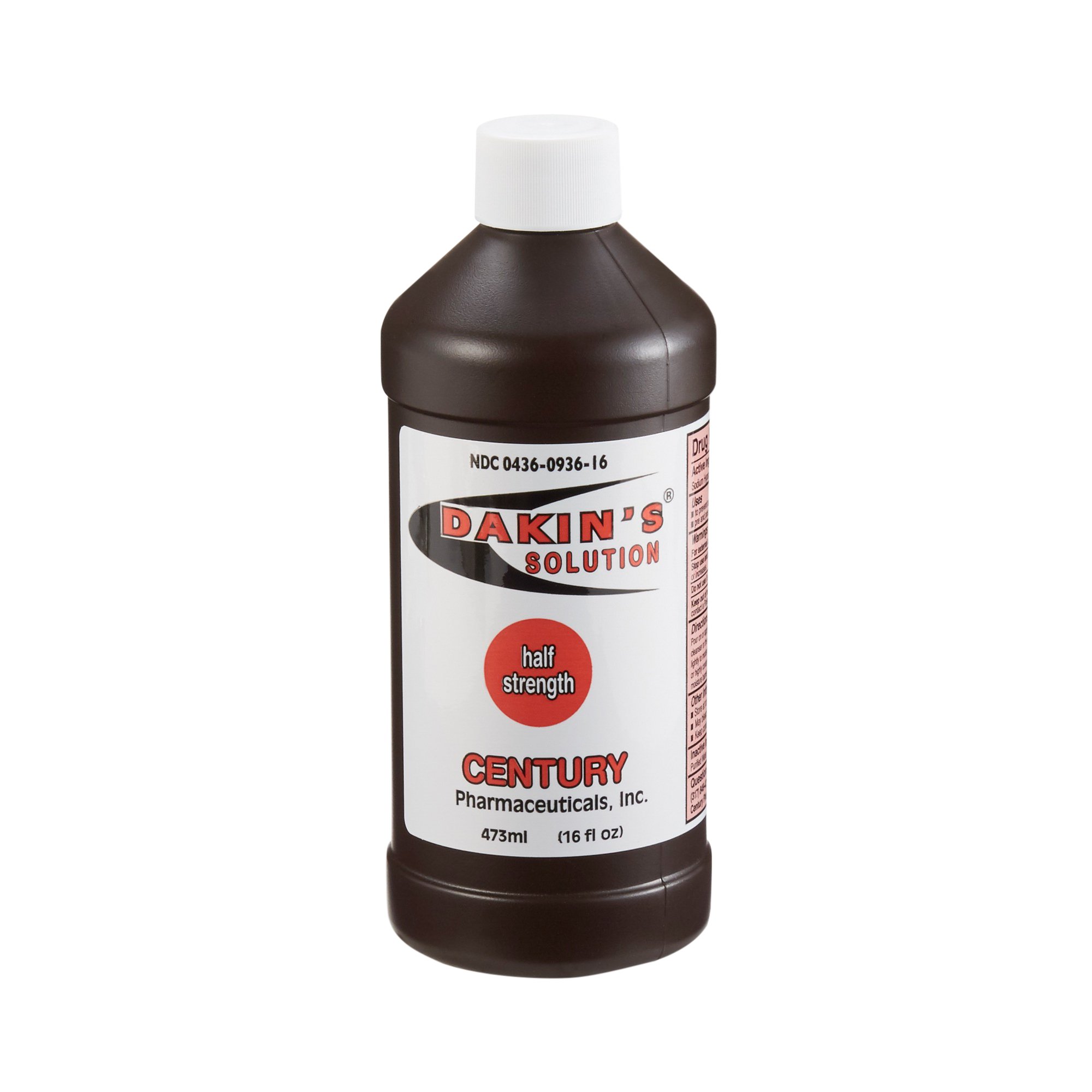 Century Pharmaceutical - 00436093616 Dakins® Solution Half Strength Antimicrobial Wound Cleanser