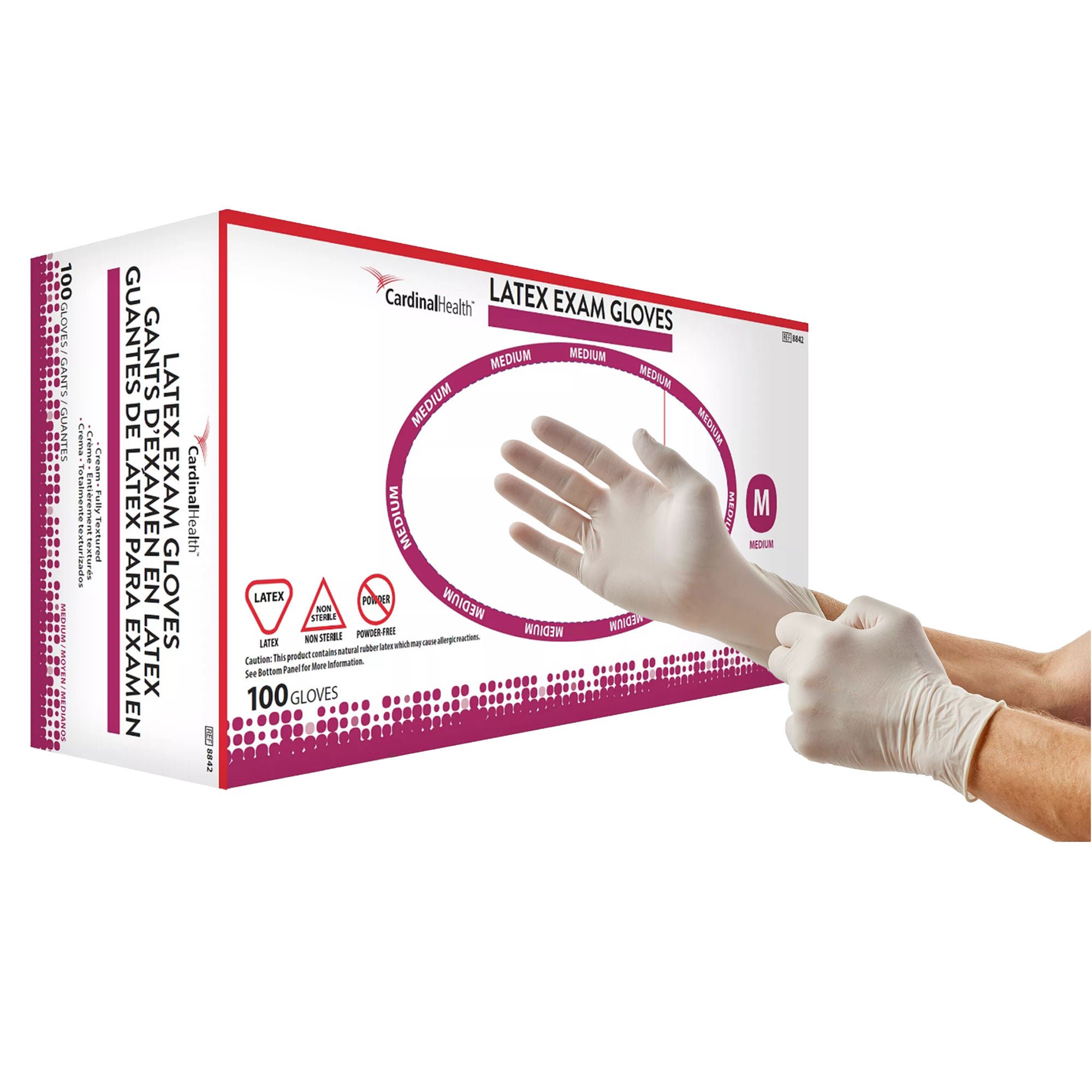 Cardinal - 8842 Positive Touch® Latex Exam Glove