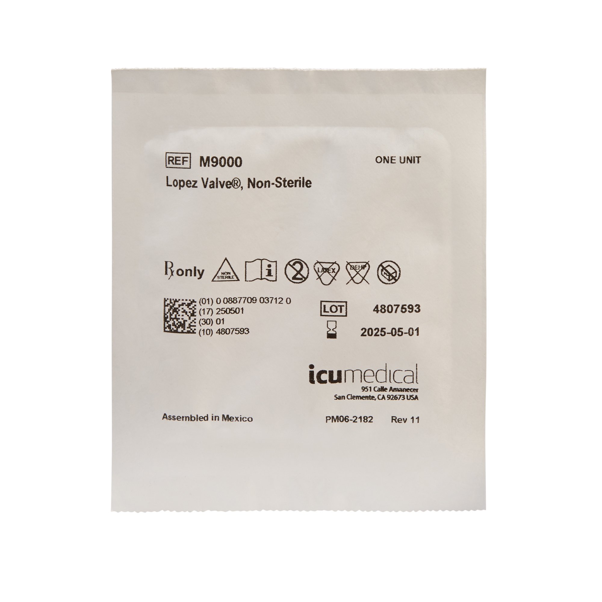 ICU Medical - M9000 Lopez Valve® Enteral Feeding Valve