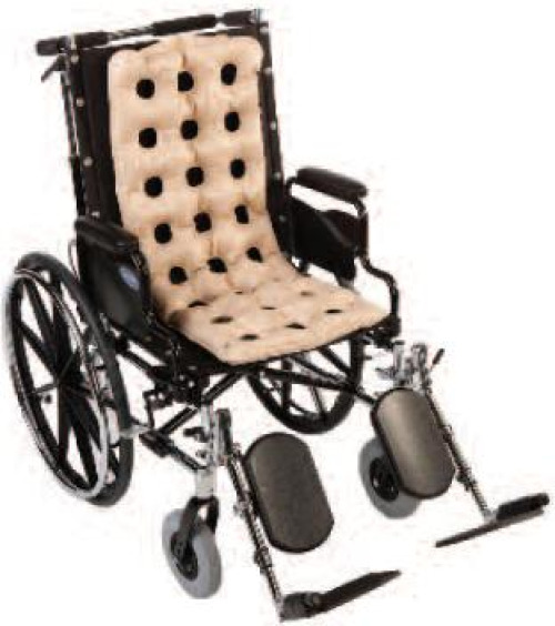 EHOB - 2010WPPX060 Seat Cushion Waffle® Multi-Care Pad 15 W X 36 L X 1 D Inch Air Cells