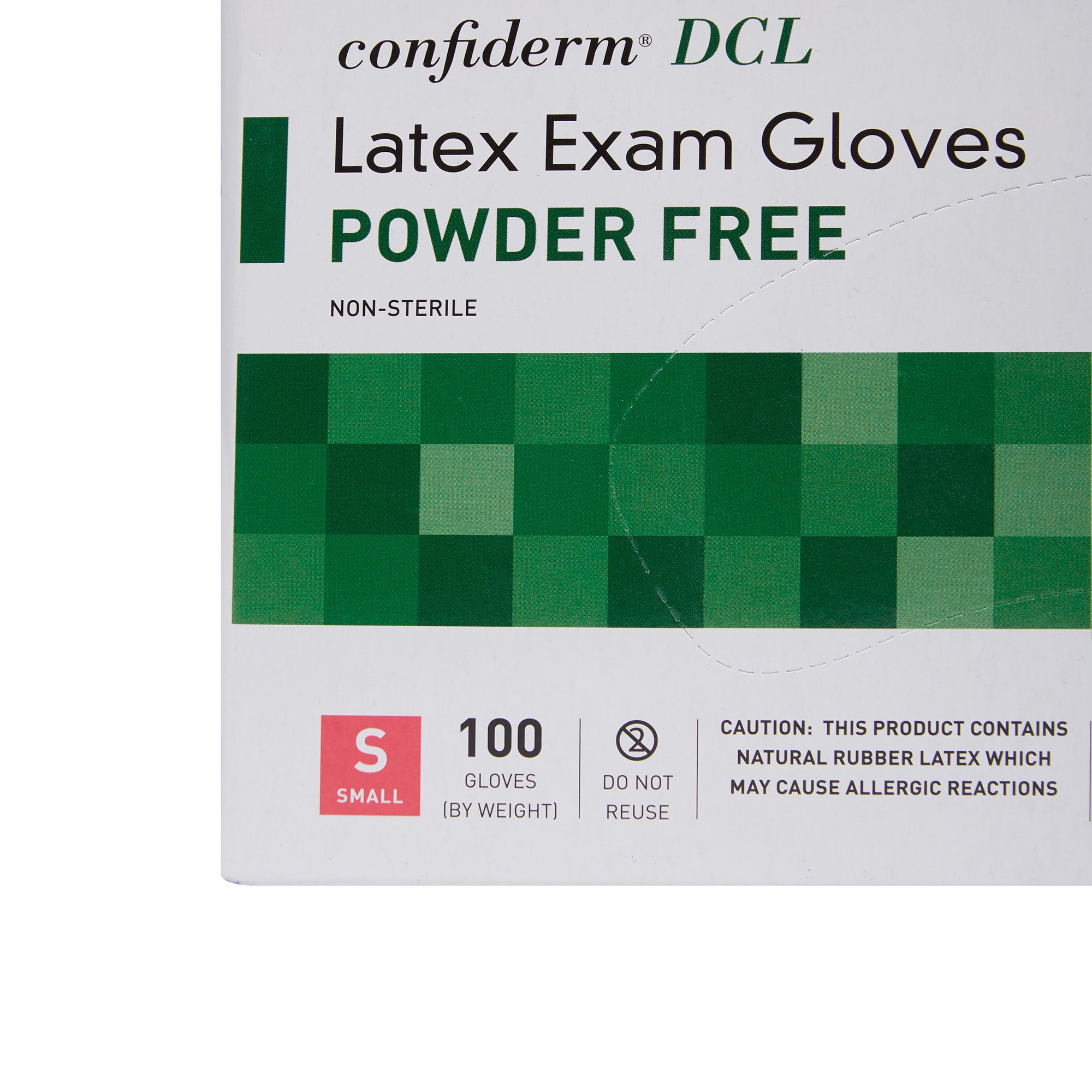 McKesson Brand 14-314 - McKesson Confiderm® Latex Exam Glove, Small, Ivory - 100/Box, 1000/Case