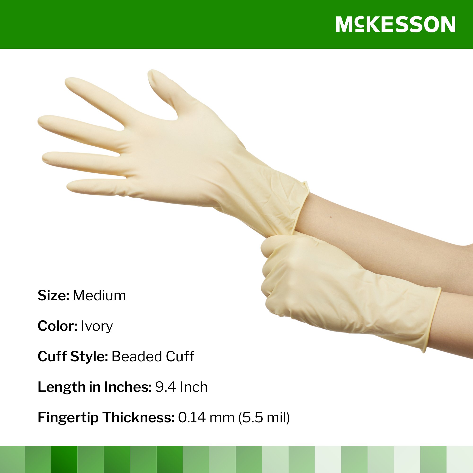 McKesson Brand - 14-316 McKesson Confiderm® Latex Exam Glove