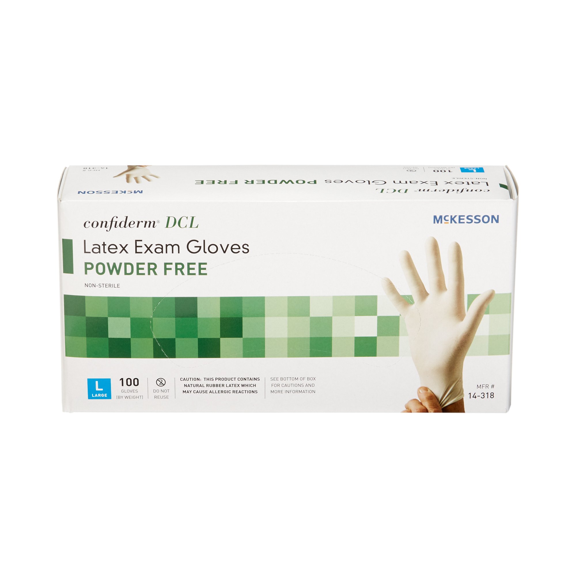 McKesson Brand - 14-318 McKesson Confiderm® Latex Exam Glove