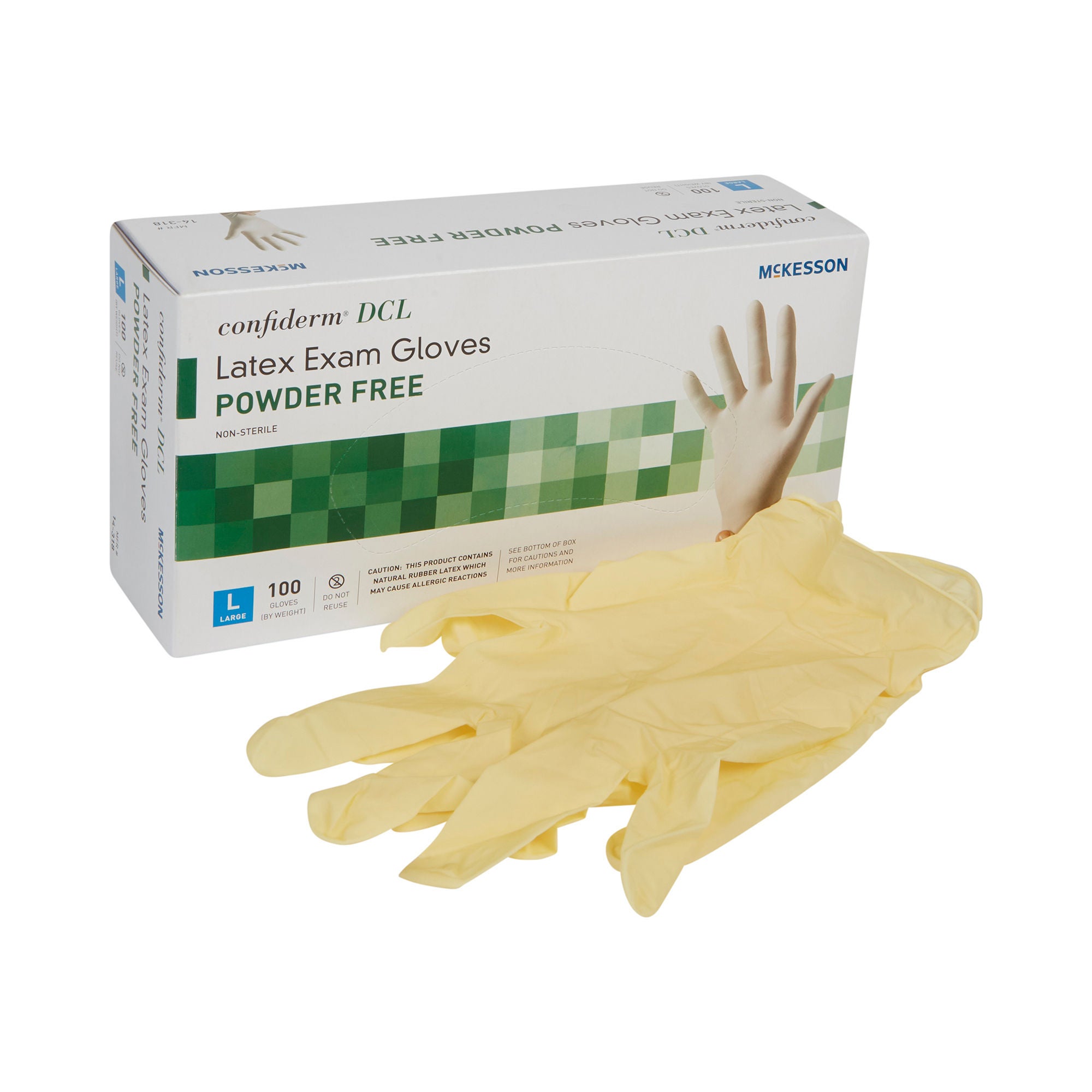 McKesson Brand - 14-318 McKesson Confiderm® Latex Exam Glove