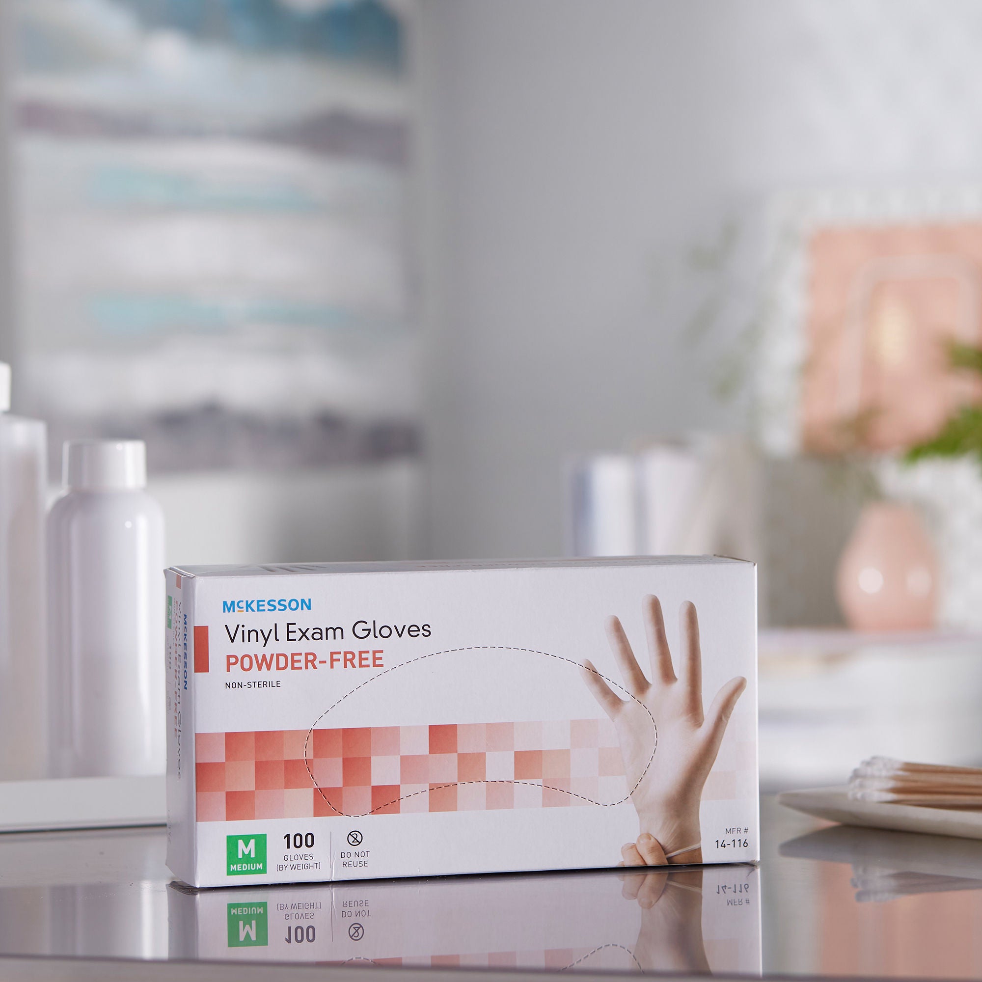 McKesson Brand - 14-116 McKesson Vinyl Exam Glove