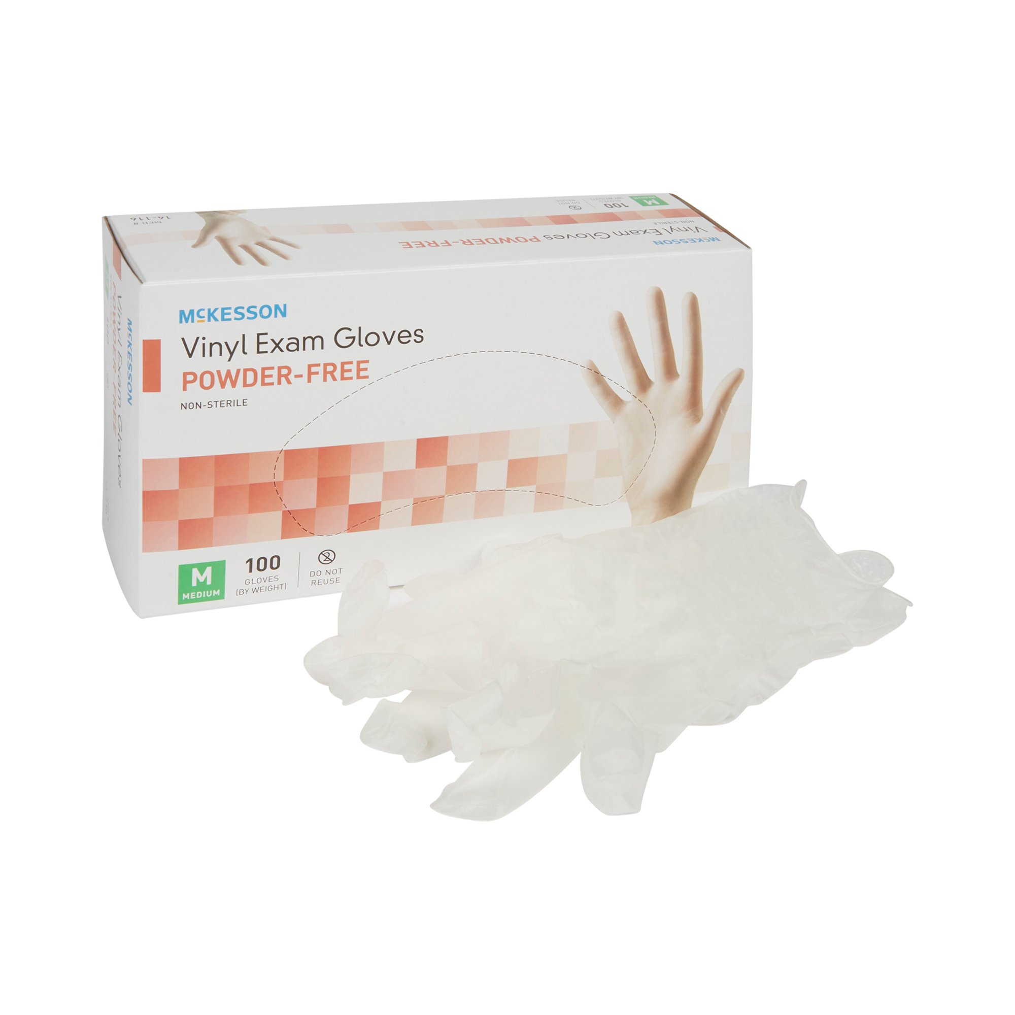 McKesson Brand - 14-116 McKesson Vinyl Exam Glove