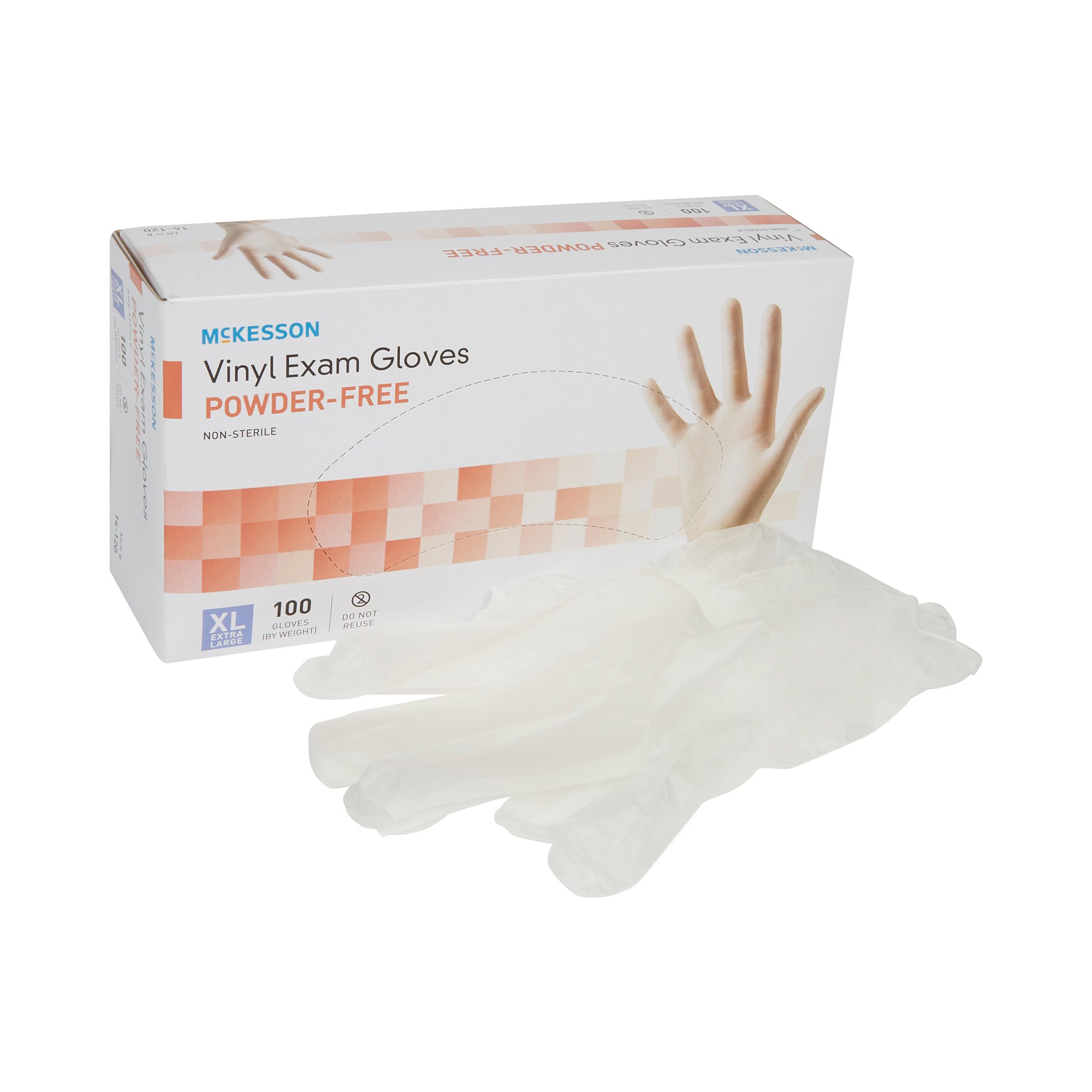 McKesson Brand - 14-120 McKesson Vinyl Exam Glove