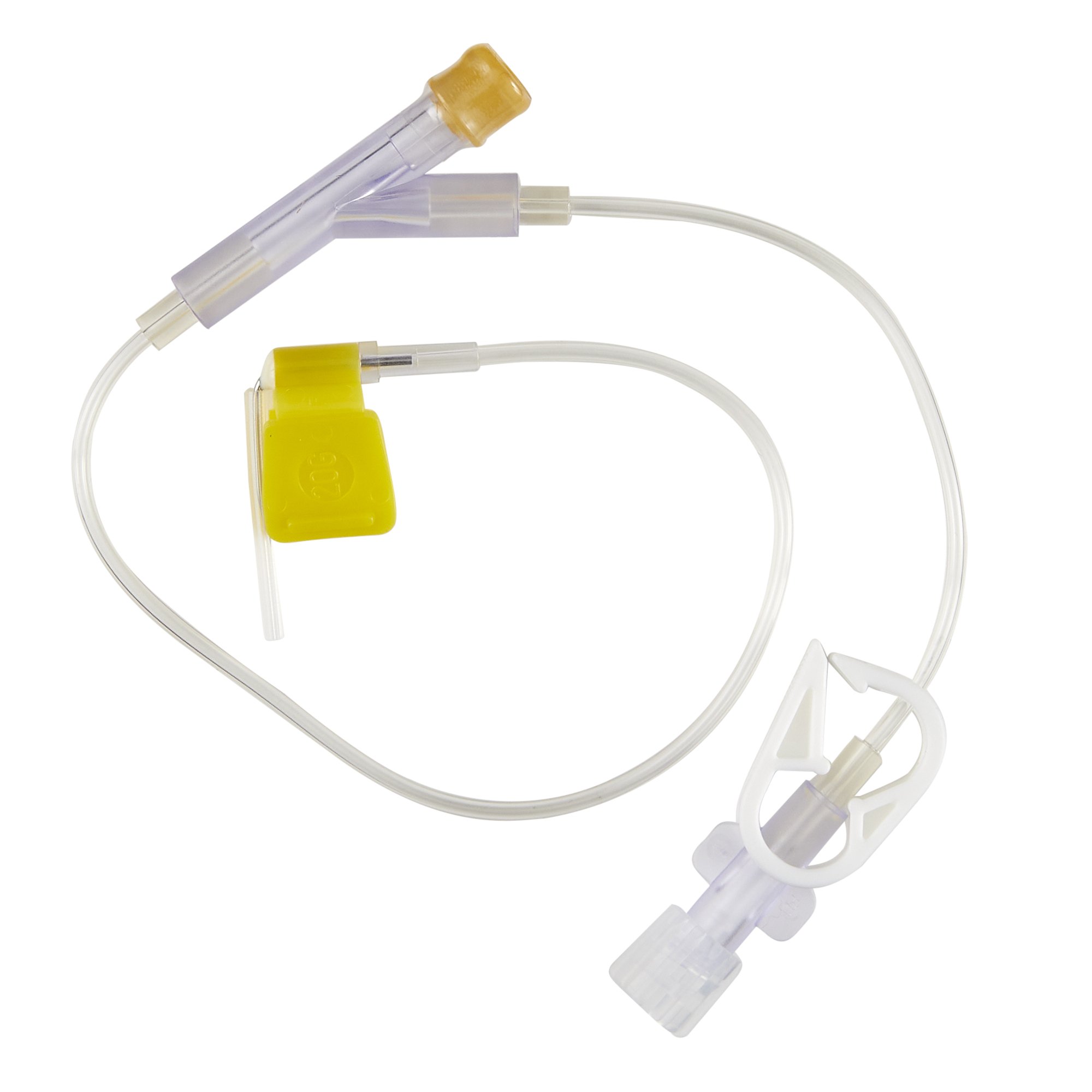 Kawasumi Laboratories PI01Y01 - Kawasumi Huber Infusion Set - 1/Each, 25/Box, 100/Case
