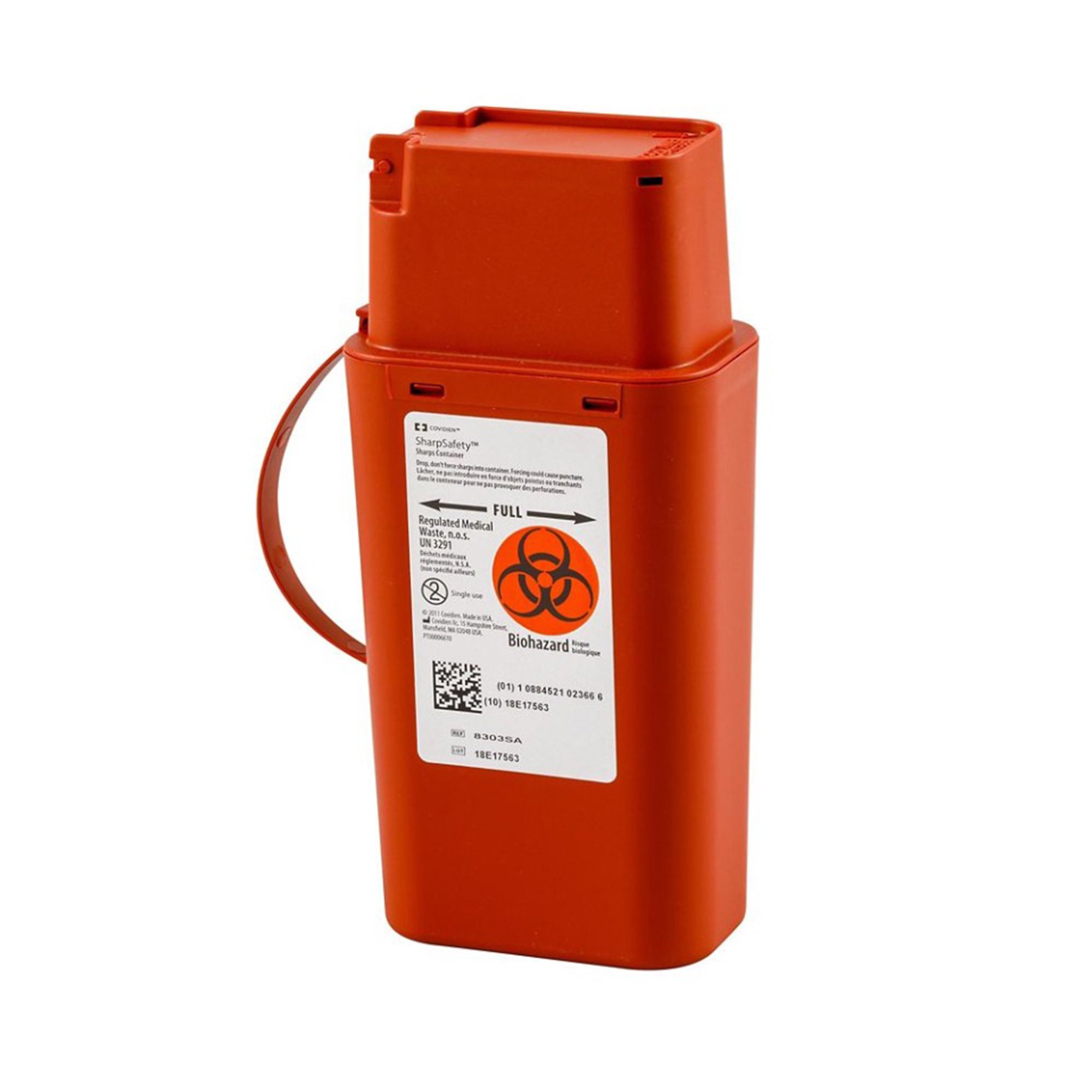 Cardinal - 8303SA SharpSafety™ Sharps Transport Container