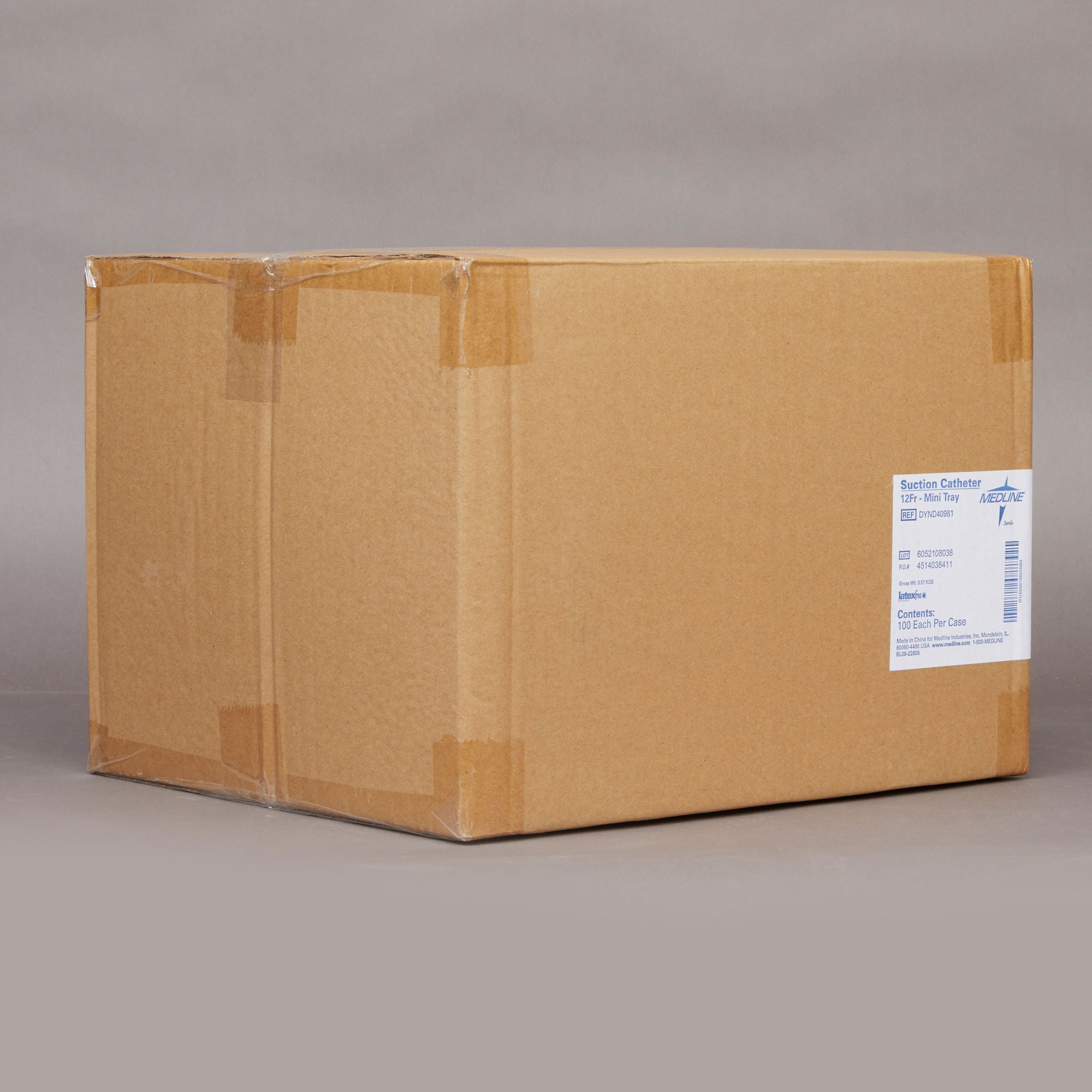 Medline - DYND40981 Suction Catheter Kit Medline 12 Fr. Whistle Tip
