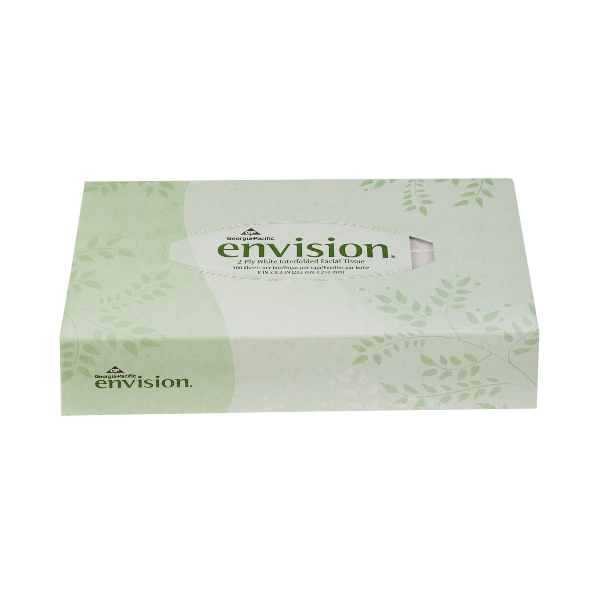 Georgia-Pacific Consumer Products LP - 47410 Envision Facial Tissue White 8 x 8.3 Inch