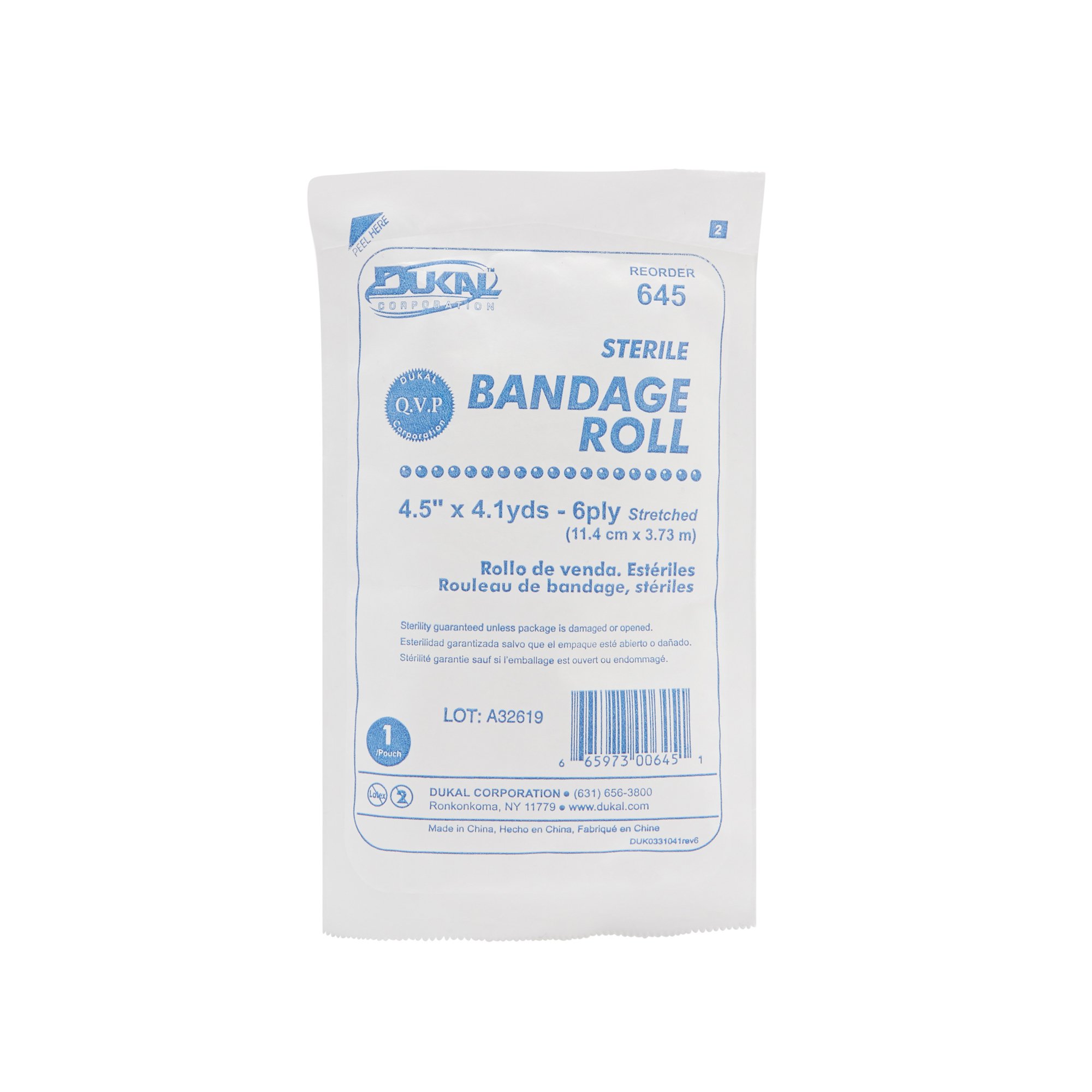 Dukal - 645 Dukal™ Sterile Fluff Bandage Roll