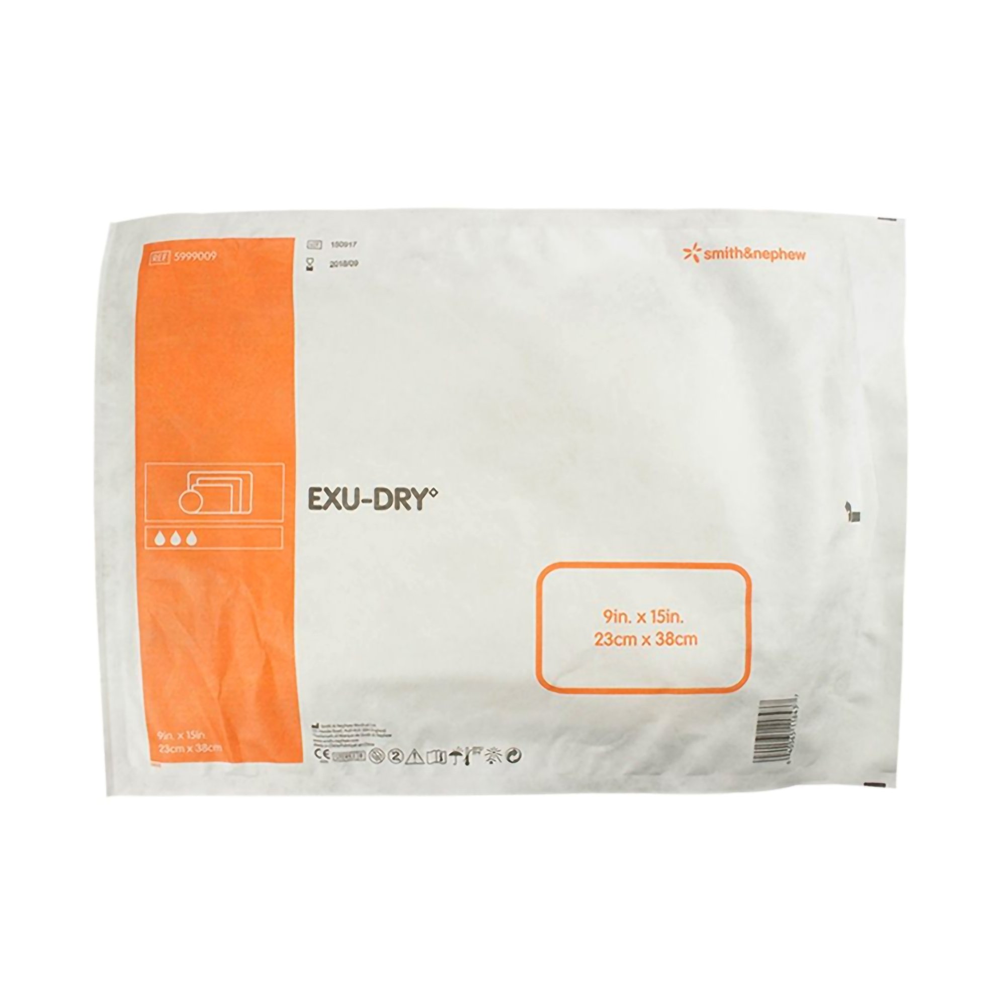 Smith & Nephew - 5999009 Smith & Nephew Exu-Dry Anti-Shear Super Absorbent Dressing