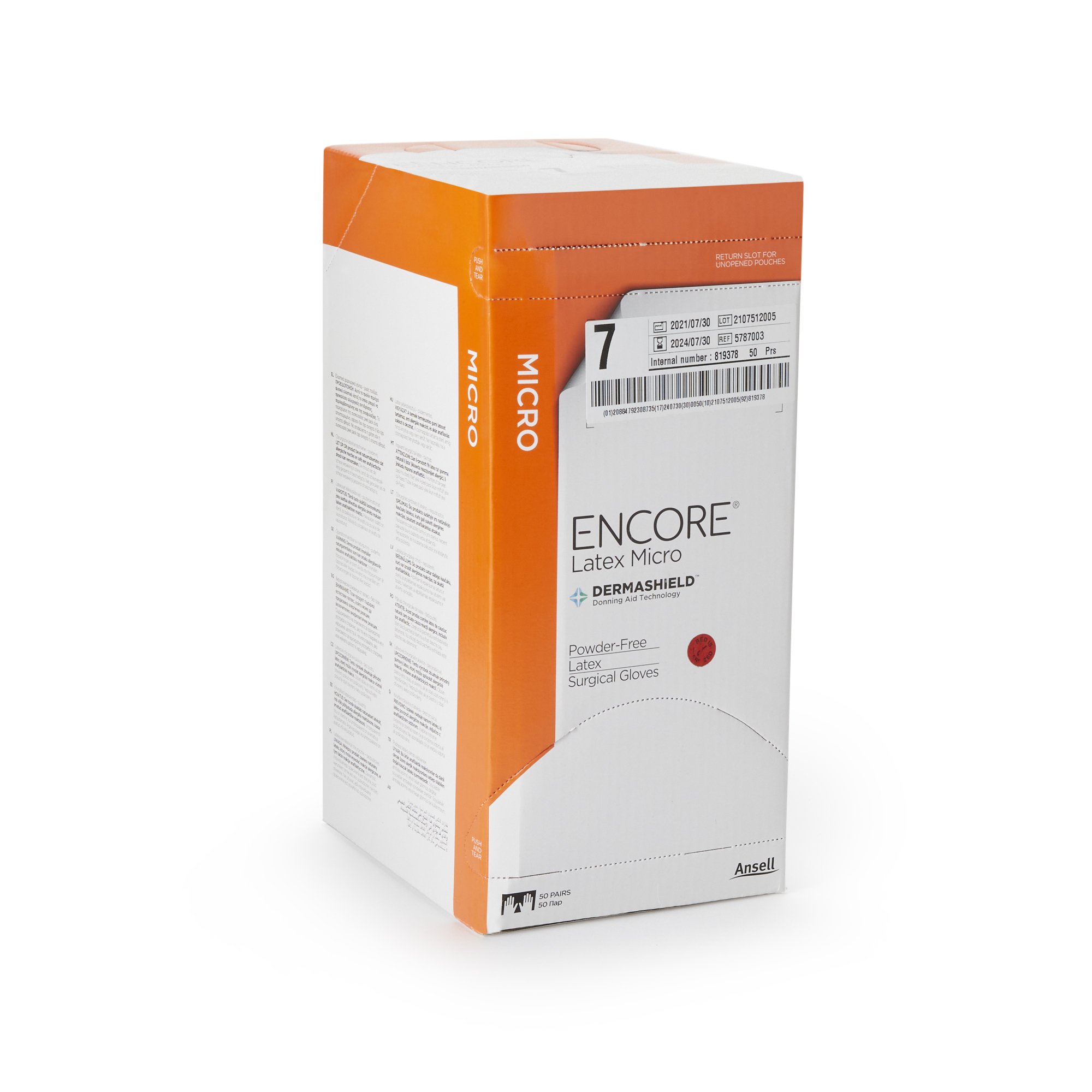 Ansell - 5787003 Encore® Latex Micro Surgical Glove