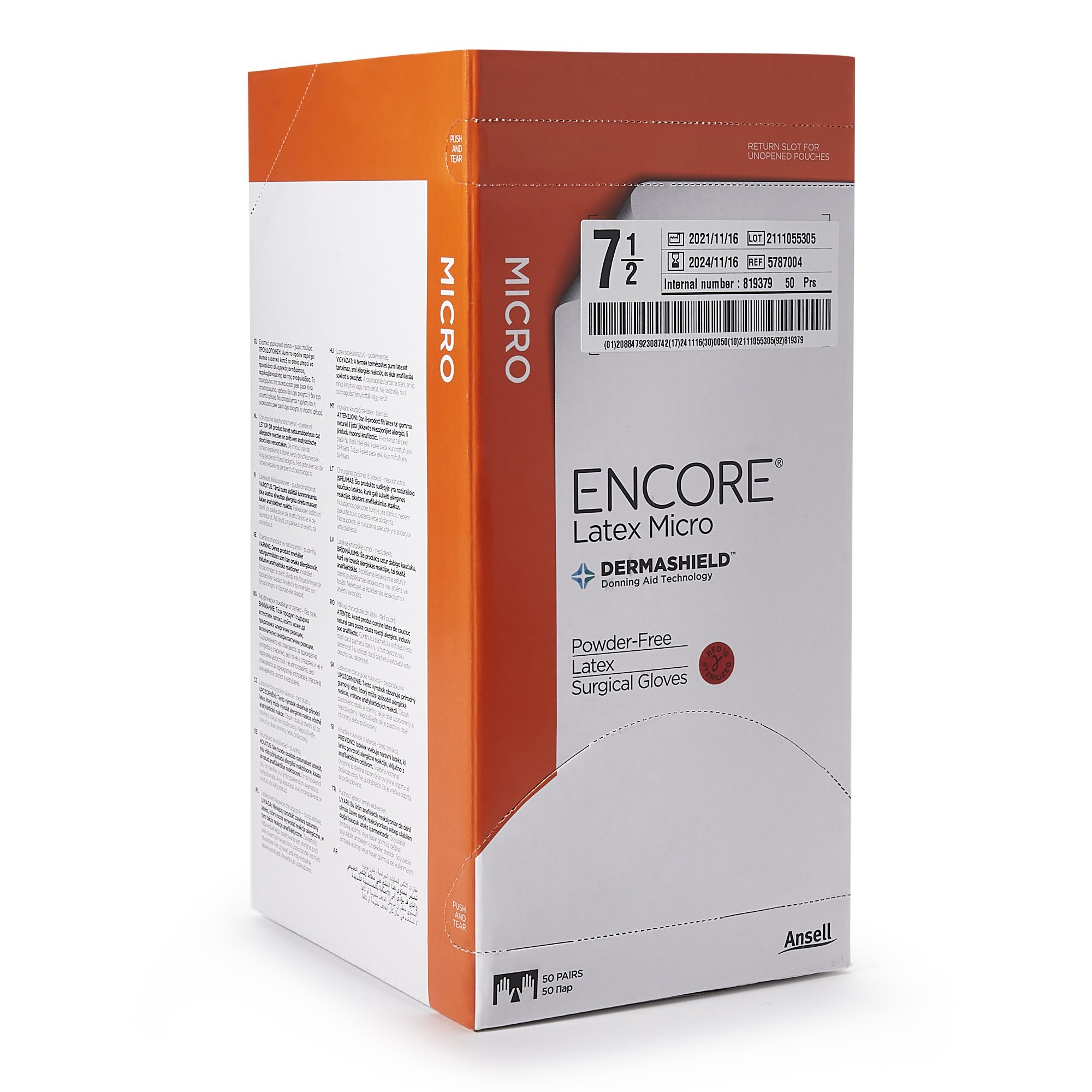 Ansell - 5787004 Encore® Latex Micro Surgical Glove
