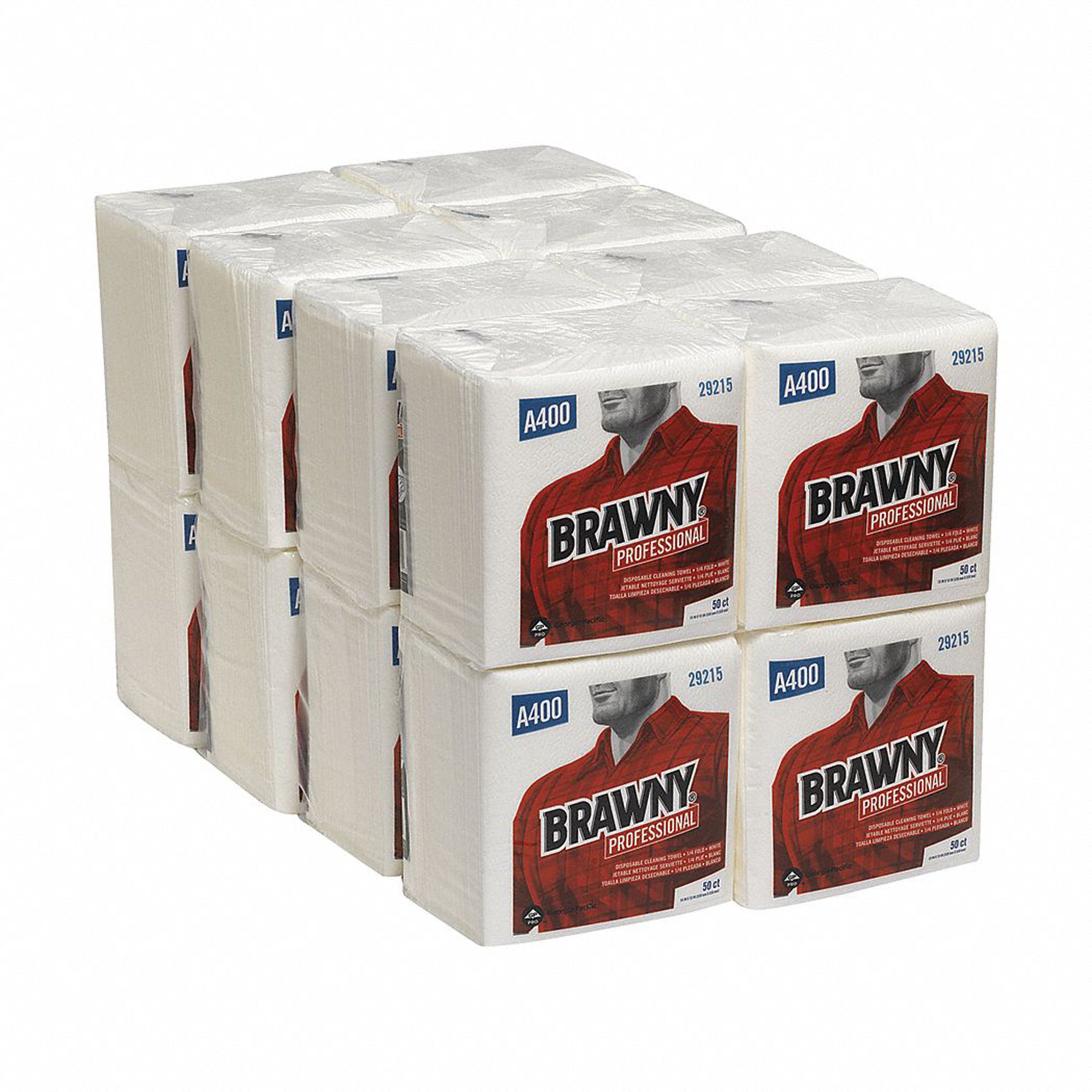 Georgia-Pacific Consumer Products LP 29215 - Brawny® Professional Disposable Cleaning Towel - 1/Pack, 16/Case