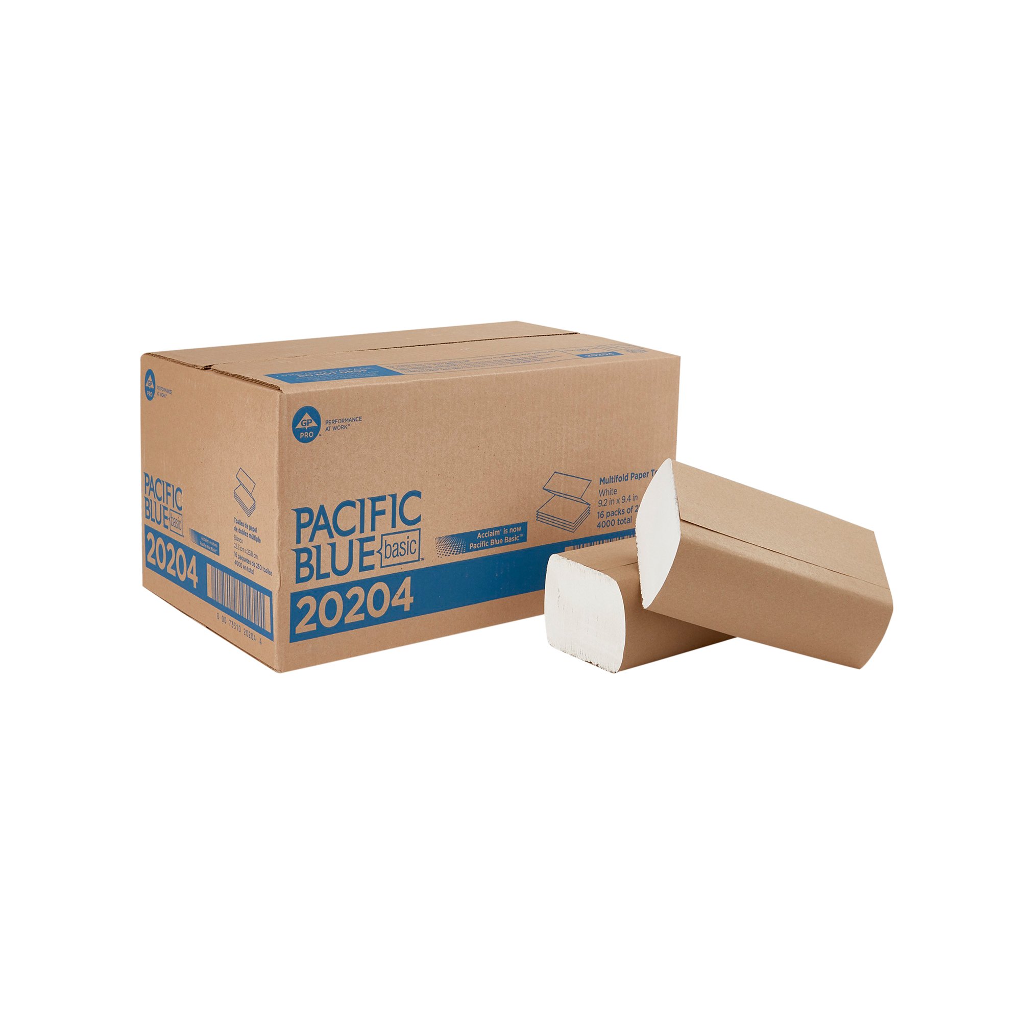 Georgia-Pacific Consumer Products LP - 20204 Pacific Blue Basic™ Multi-Fold Paper Towel
