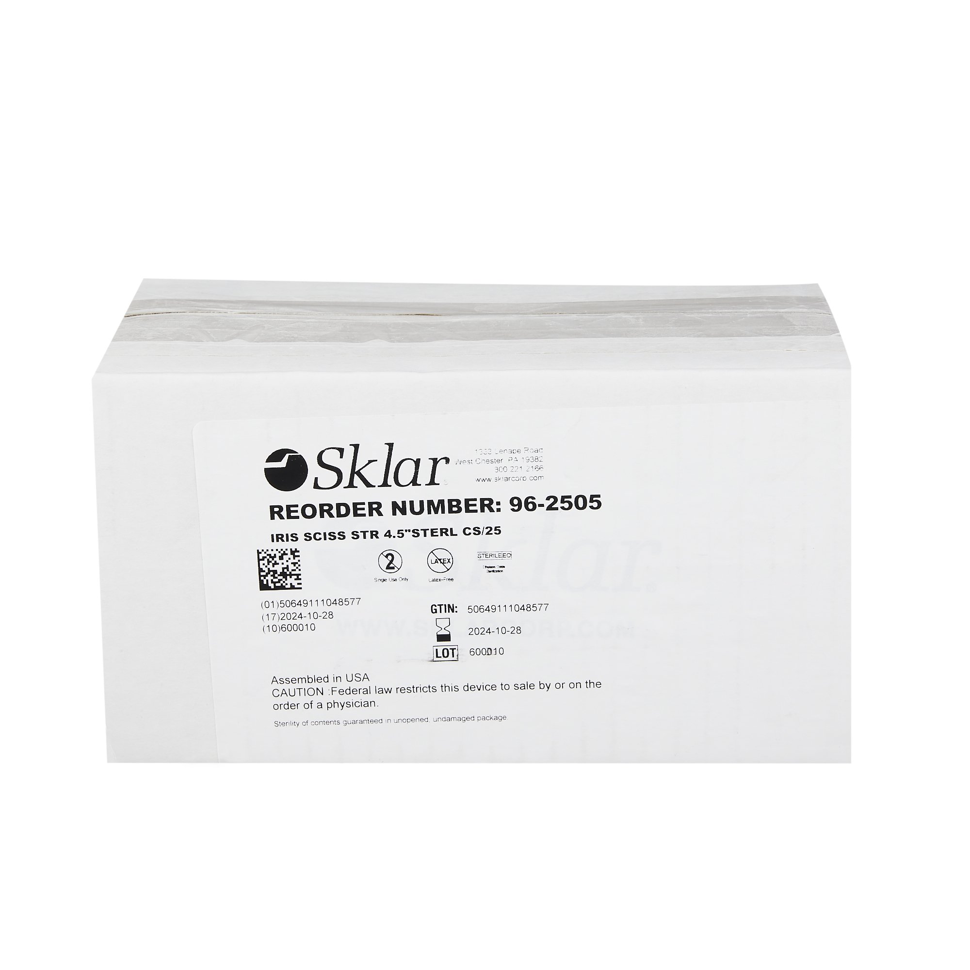 Sklar 96-2505 - Econo™ Iris Scissors - 1/Each, 25/Box