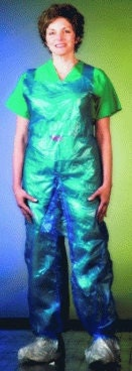 Sloan - SD150 Sleeveless Coverall with Boot Covers Sta-Dri® One Size Fits Most Blue Disposable NonSterile