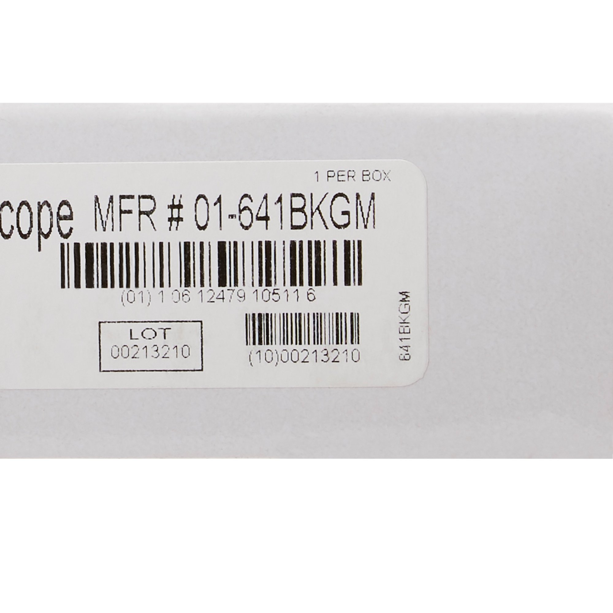 McKesson Brand 01-641BKGM - McKesson Lumeon Sprague Rappaport Stethoscope Double Lumen Black 641BKGM - 1/Each