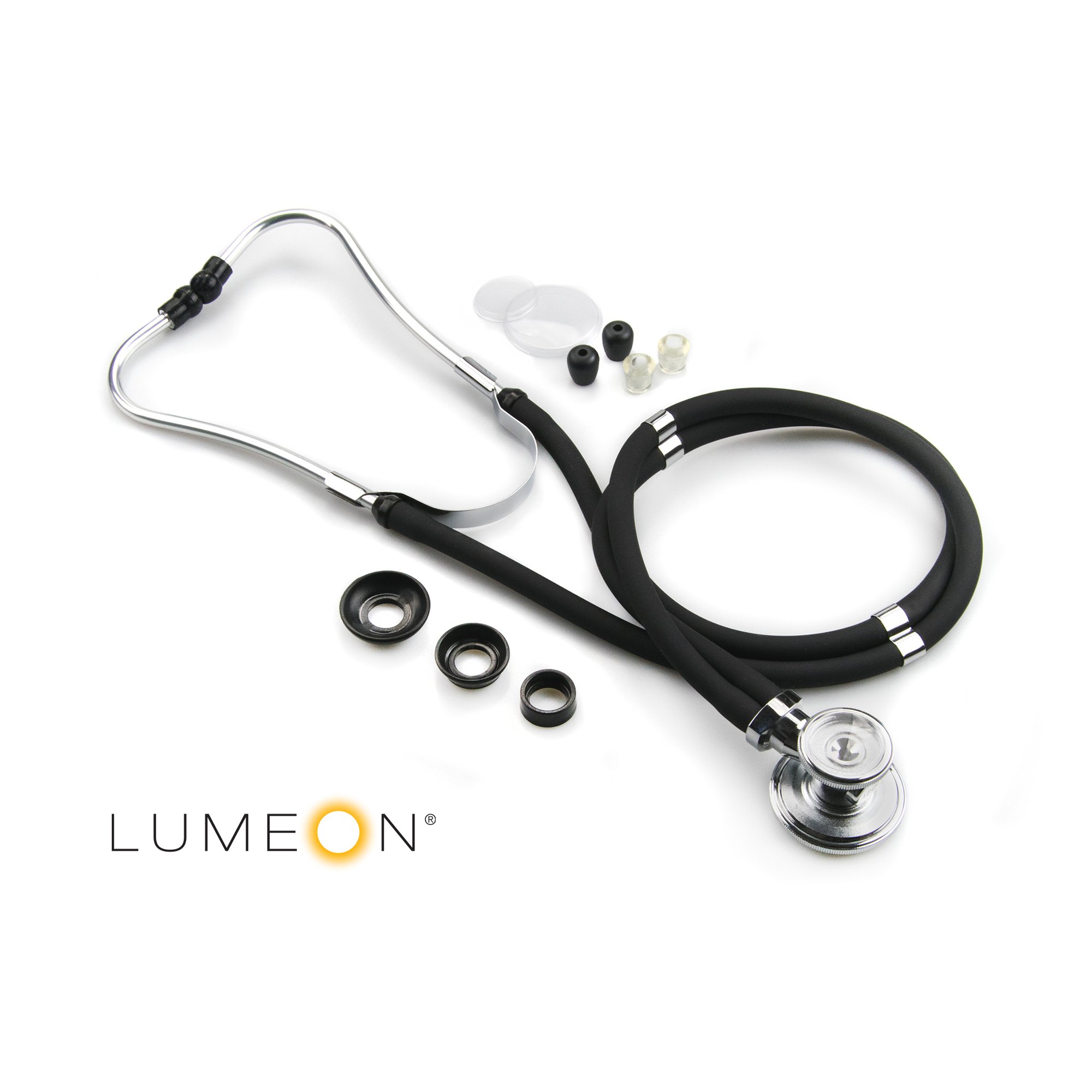 McKesson Brand - 01-641BKGM McKesson Lumeon Sprague Rappaport Stethoscope Double Lumen Black 641BKGM