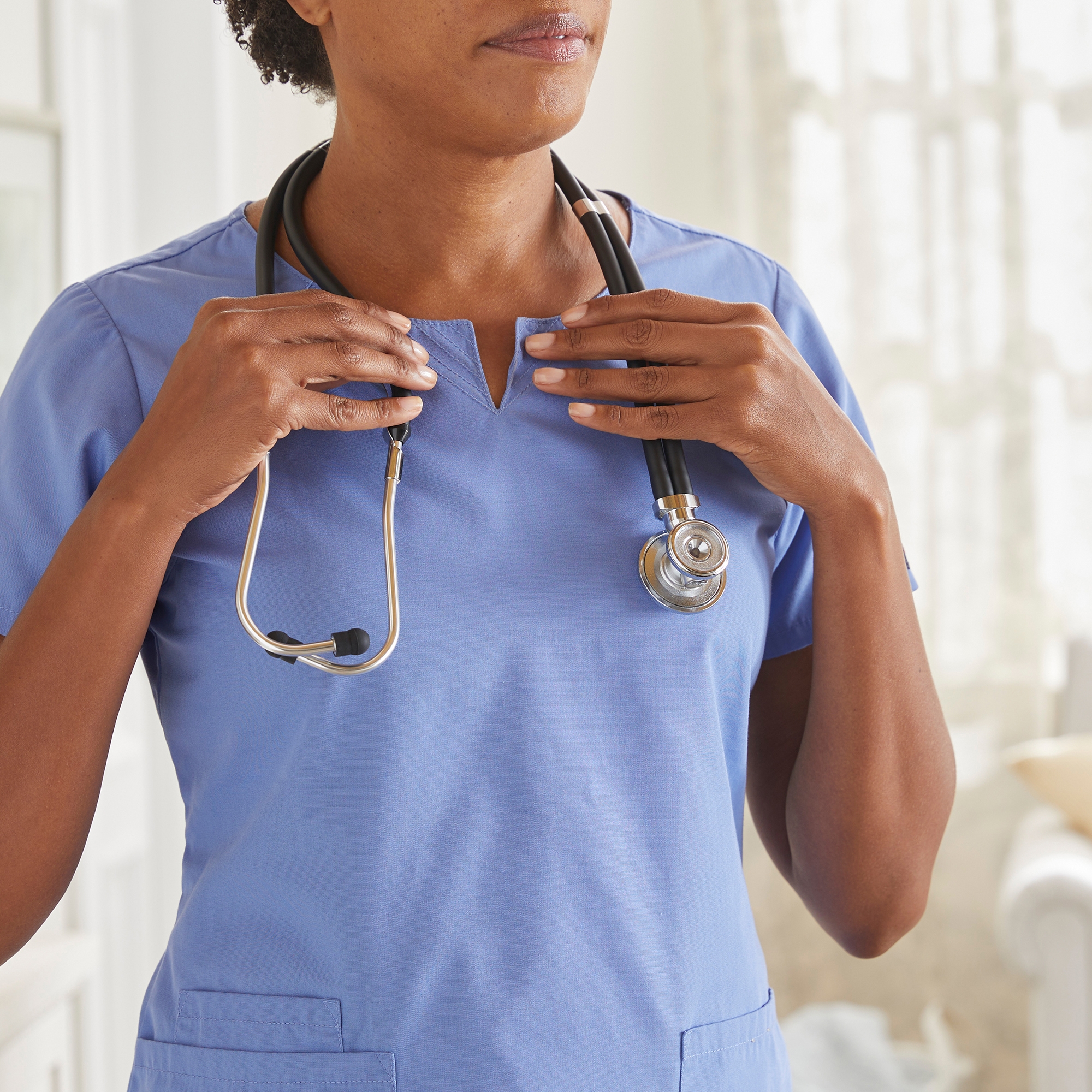McKesson Brand 01-641BKGM - McKesson Lumeon Sprague Rappaport Stethoscope Double Lumen Black 641BKGM - 1/Each