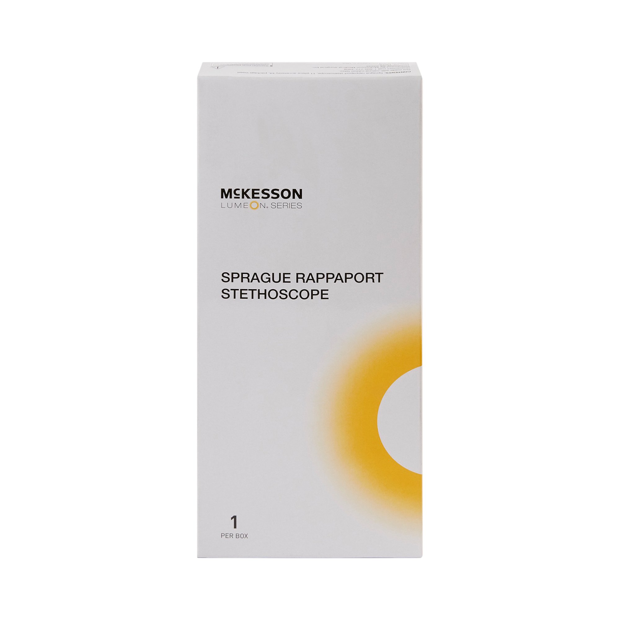 McKesson Brand - 01-641BKGM McKesson Lumeon Sprague Rappaport Stethoscope Double Lumen Black 641BKGM