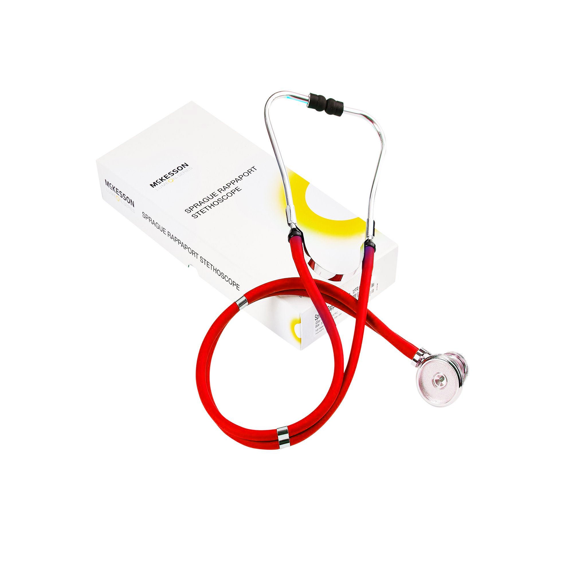 McKesson Brand - 01-641RGM McKesson LUMEON Sprague Rappaport Stethoscope Double Lumen Red 641RGM