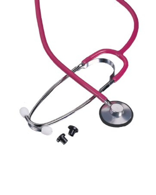 McKesson Brand 01-660BKGM - McKesson Classic Stethoscope, Black Tubing - 1/Each