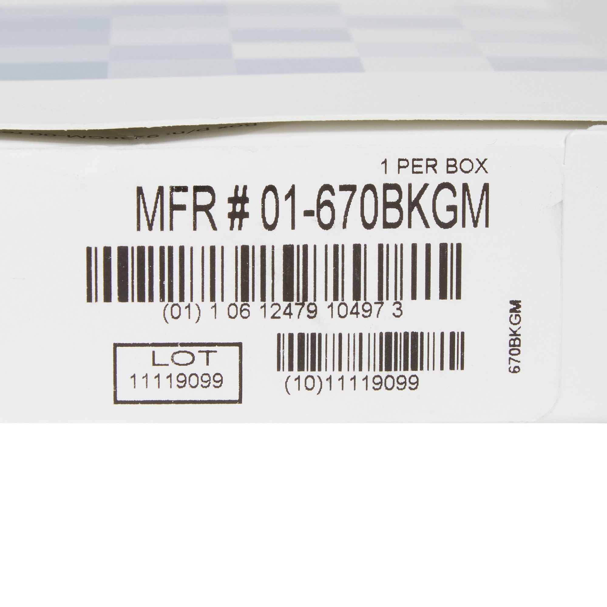 McKesson Brand 01-670BKGM - McKesson Classic Stethoscope, Black, 22" Tube - 1/Each