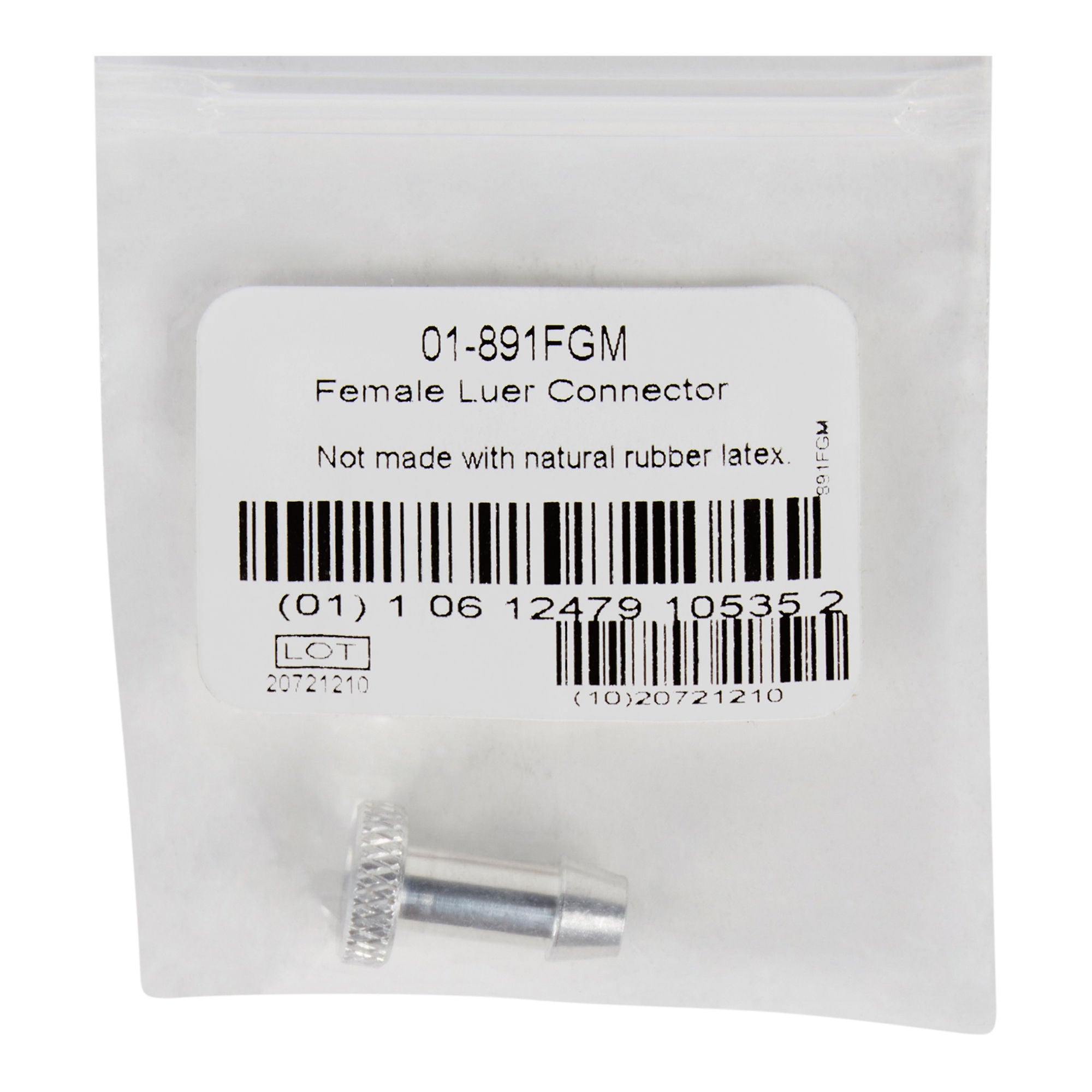 McKesson Brand - 01-891FGM entrust™ Performance Plus Female Blood Pressure Unit Tube Luer Connector