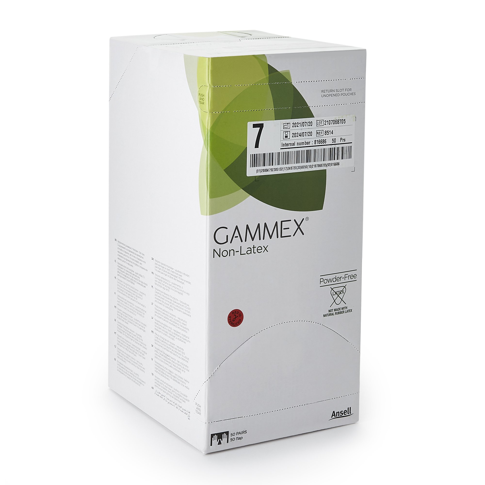 Ansell - 8514 Gammex® Non-Latex Polyisoprene Surgical Glove