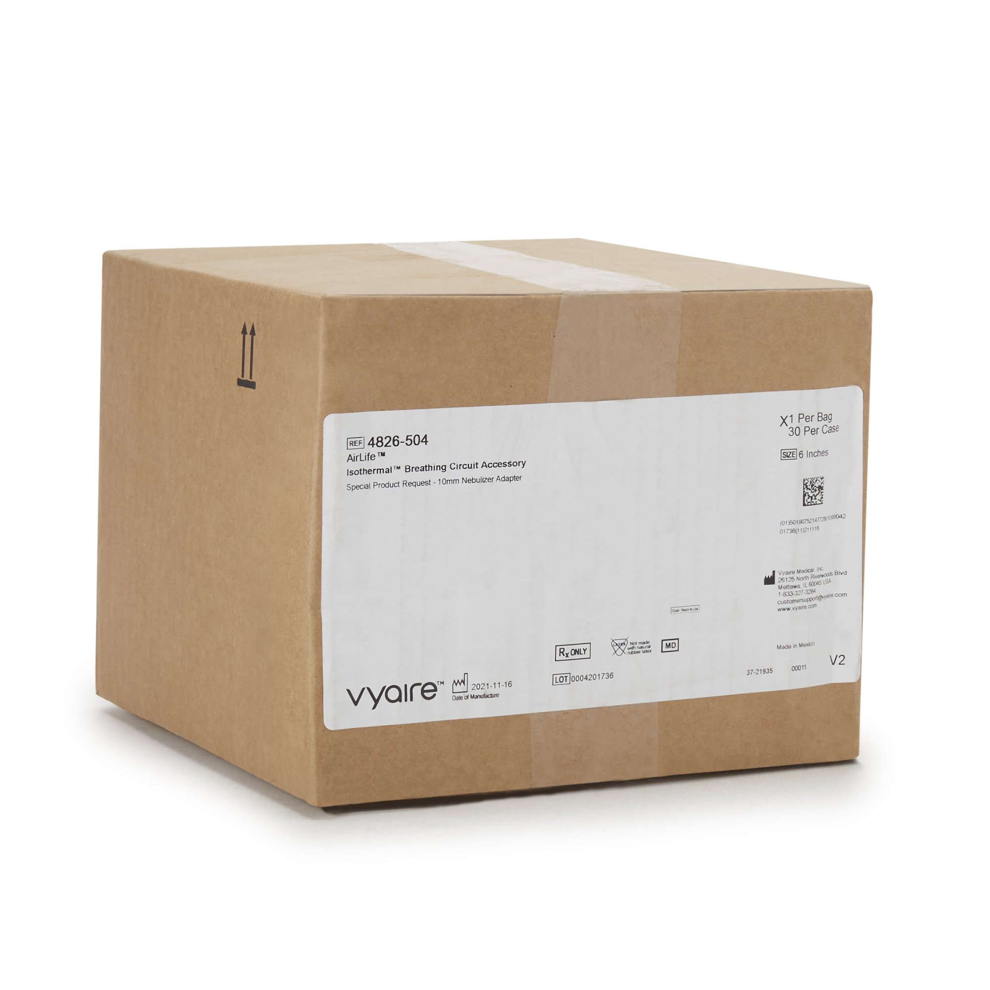 Sun Med 4826-504 - CareFusion Nebulizer Adapter - 1/Each, 30/Case