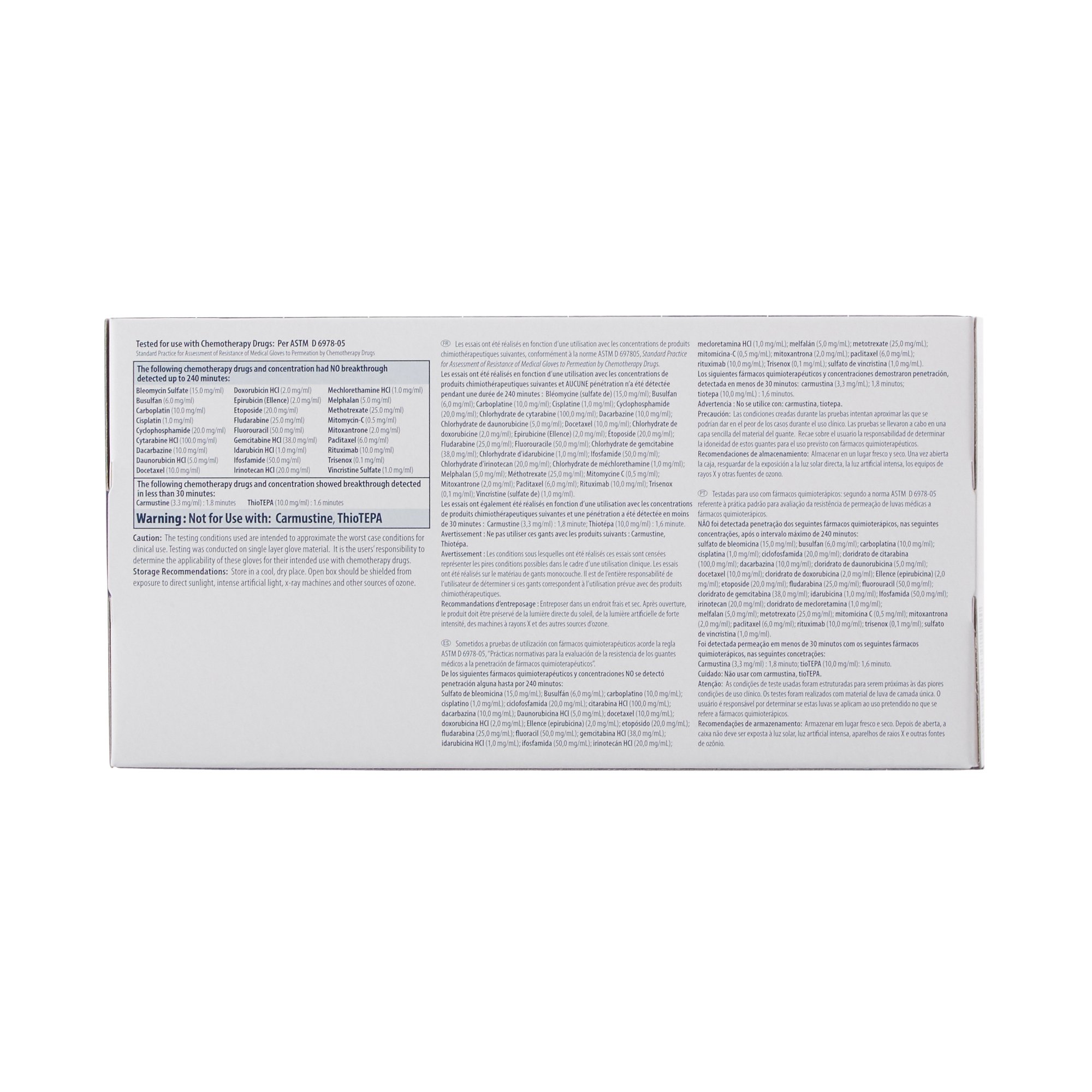 O&M Halyard Inc 55080 - Purple Nitrile® Exam Glove, Extra Small - 100/Box, 1000/Case