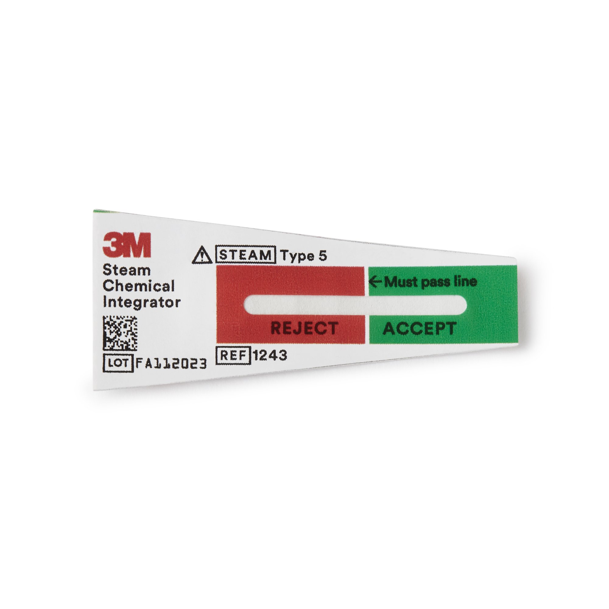 Solventum Corporation 1243B - 3M™ Attest™ Sterilization Chemical Integrator Strip - 100/Pack, 1000/Case