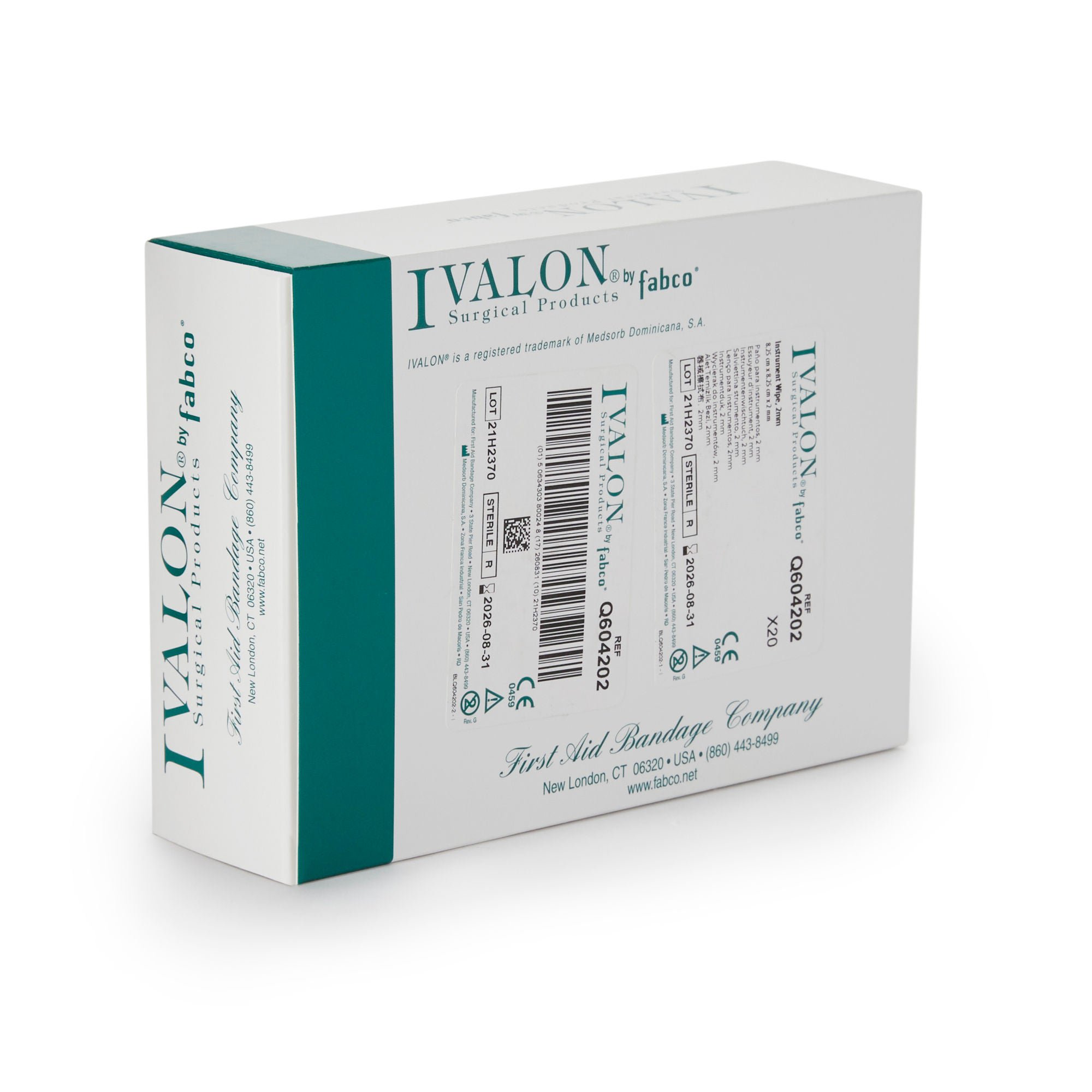 First Aid - Q604202 Ivalon® Instrument Wipe