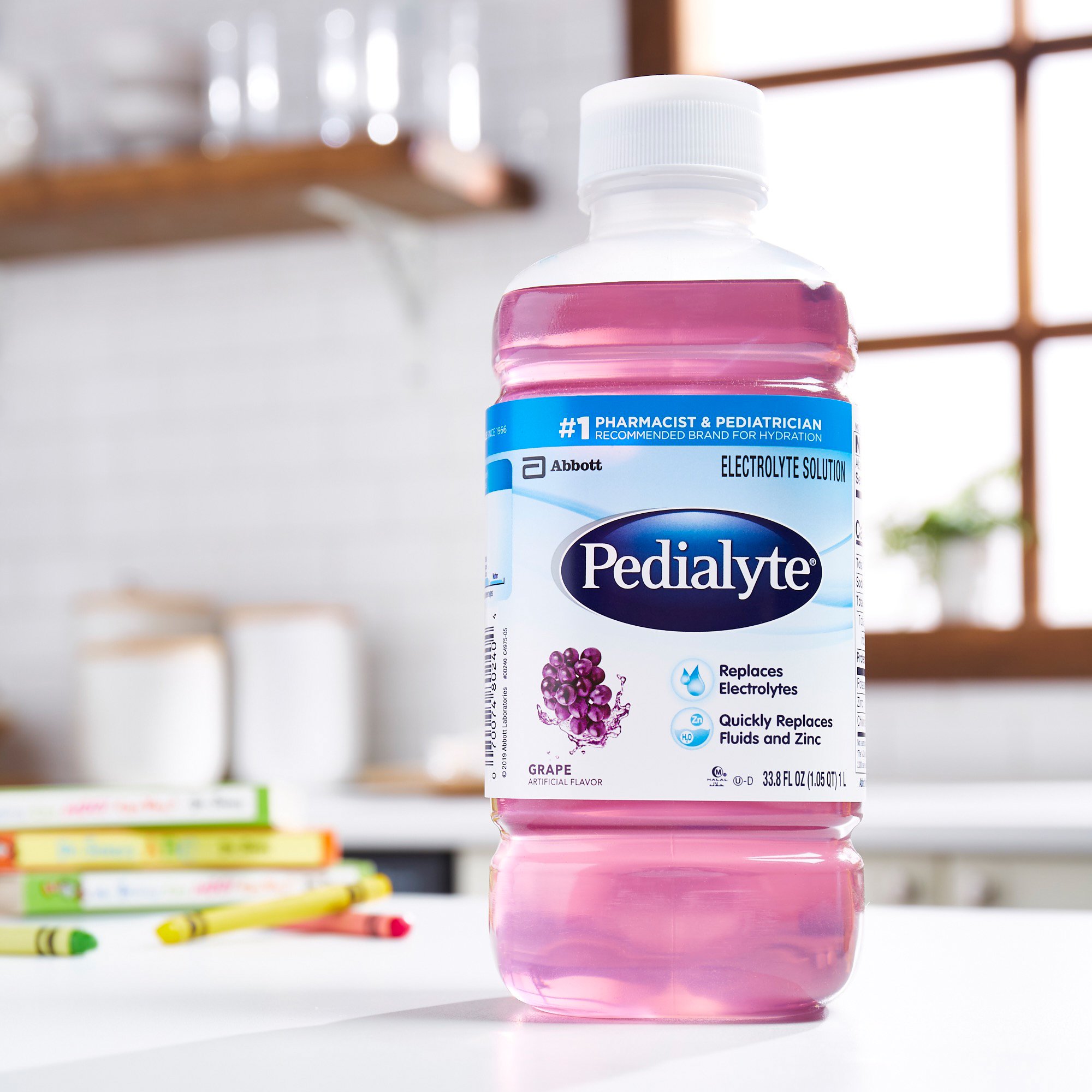 Abbott Nutrition - 00240 Pedialyte® Grape Electrolyte Solution