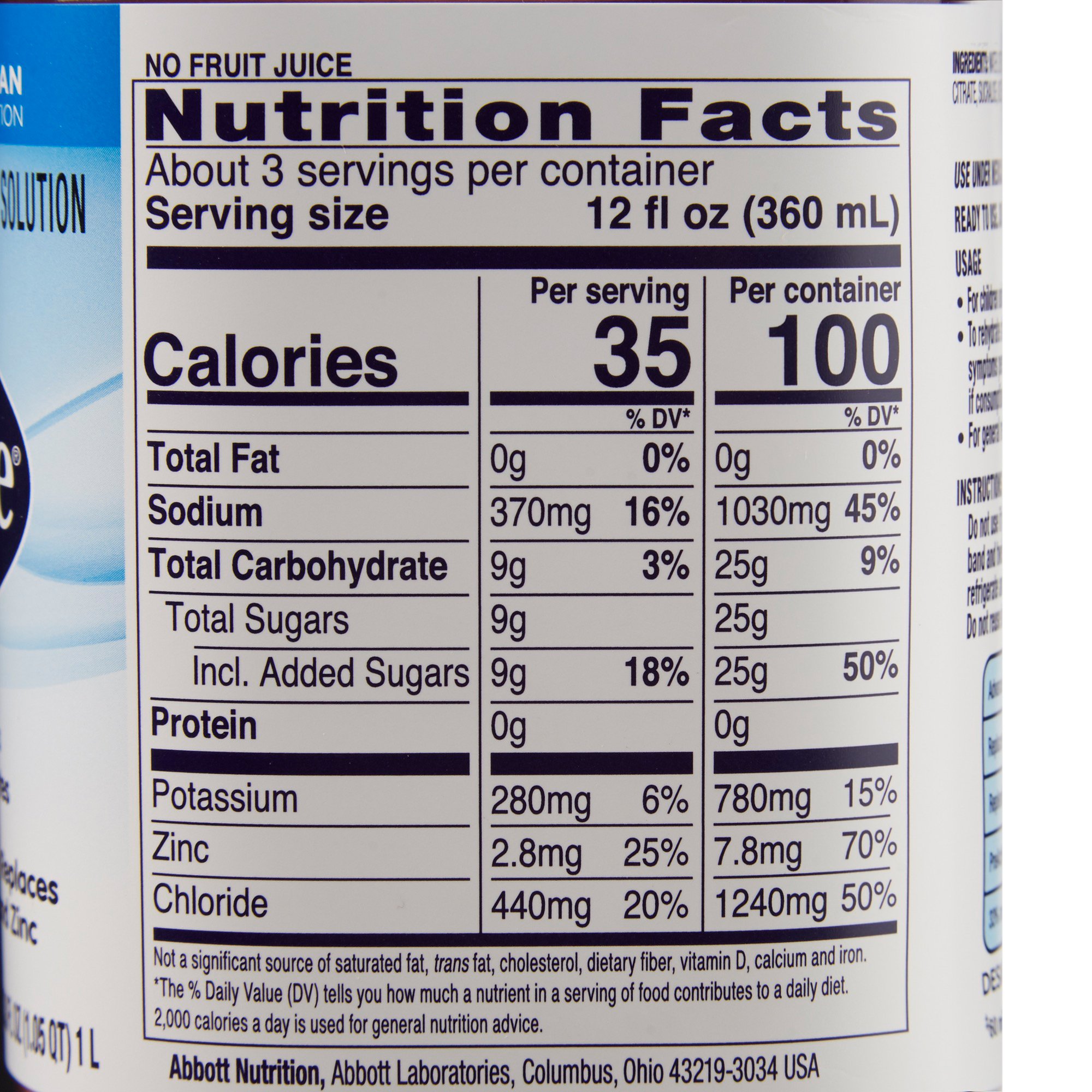 Abbott Nutrition - 00240 Pedialyte® Grape Electrolyte Solution