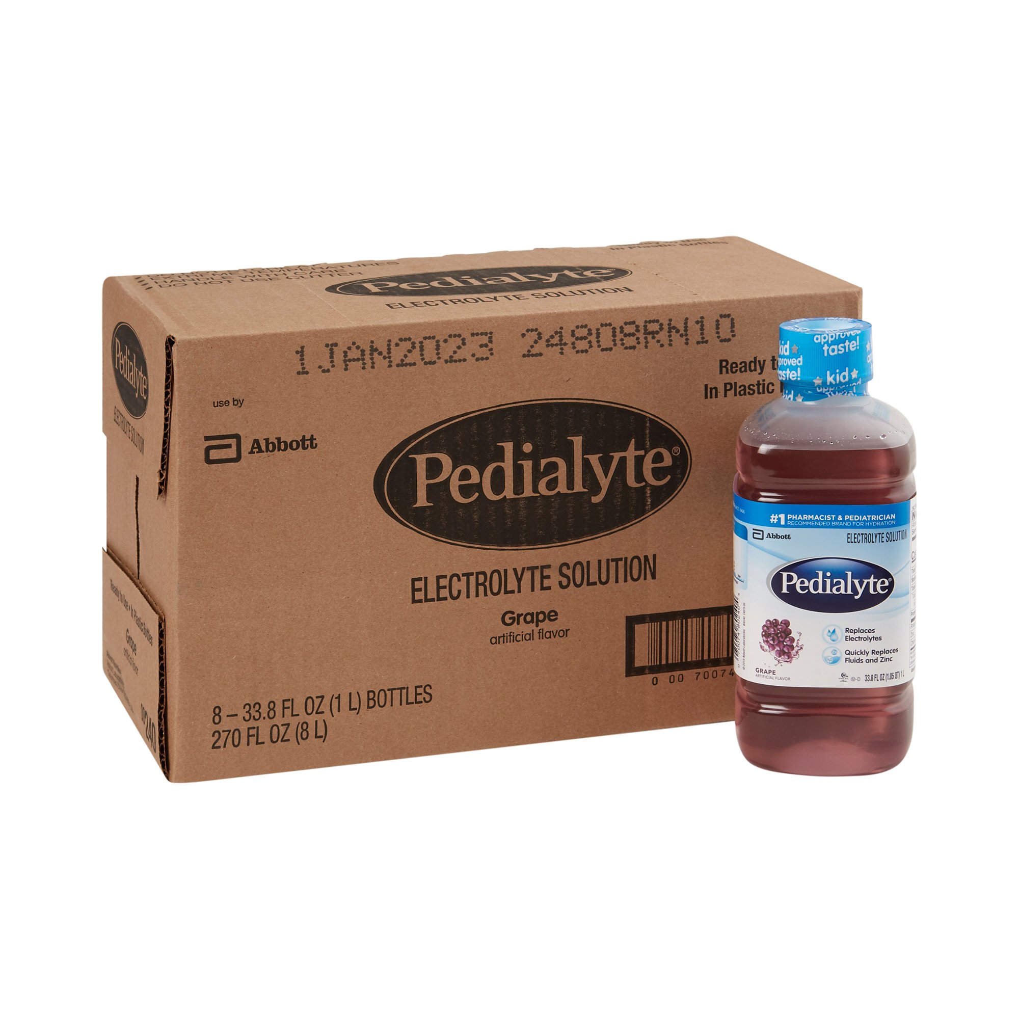 Abbott Nutrition - 00240 Pedialyte® Grape Electrolyte Solution