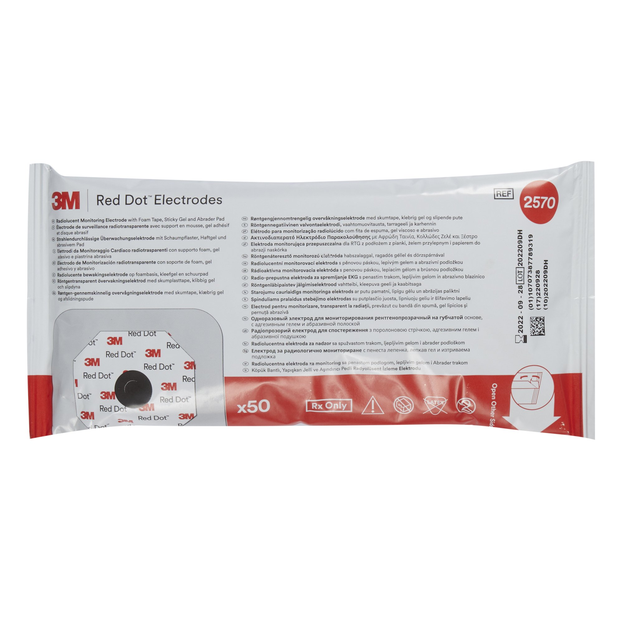 Solventum Corporation - 2570 3M™ Red Dot™ EKG Snap Electrode