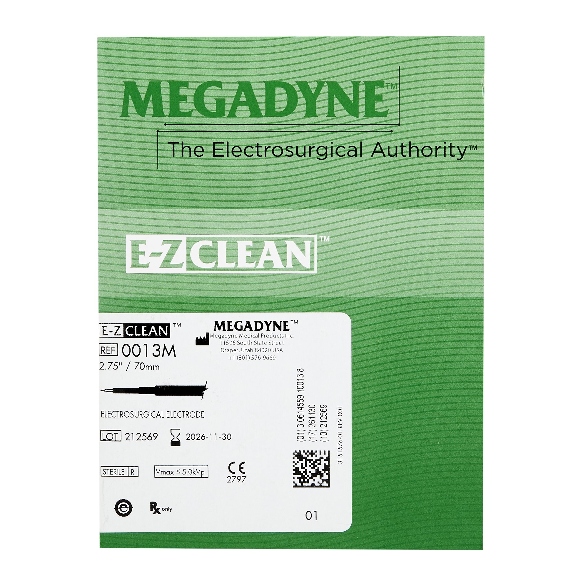 J & J Healthcare Systems 0013M - E-Z Clean® Electrode - 12/Box